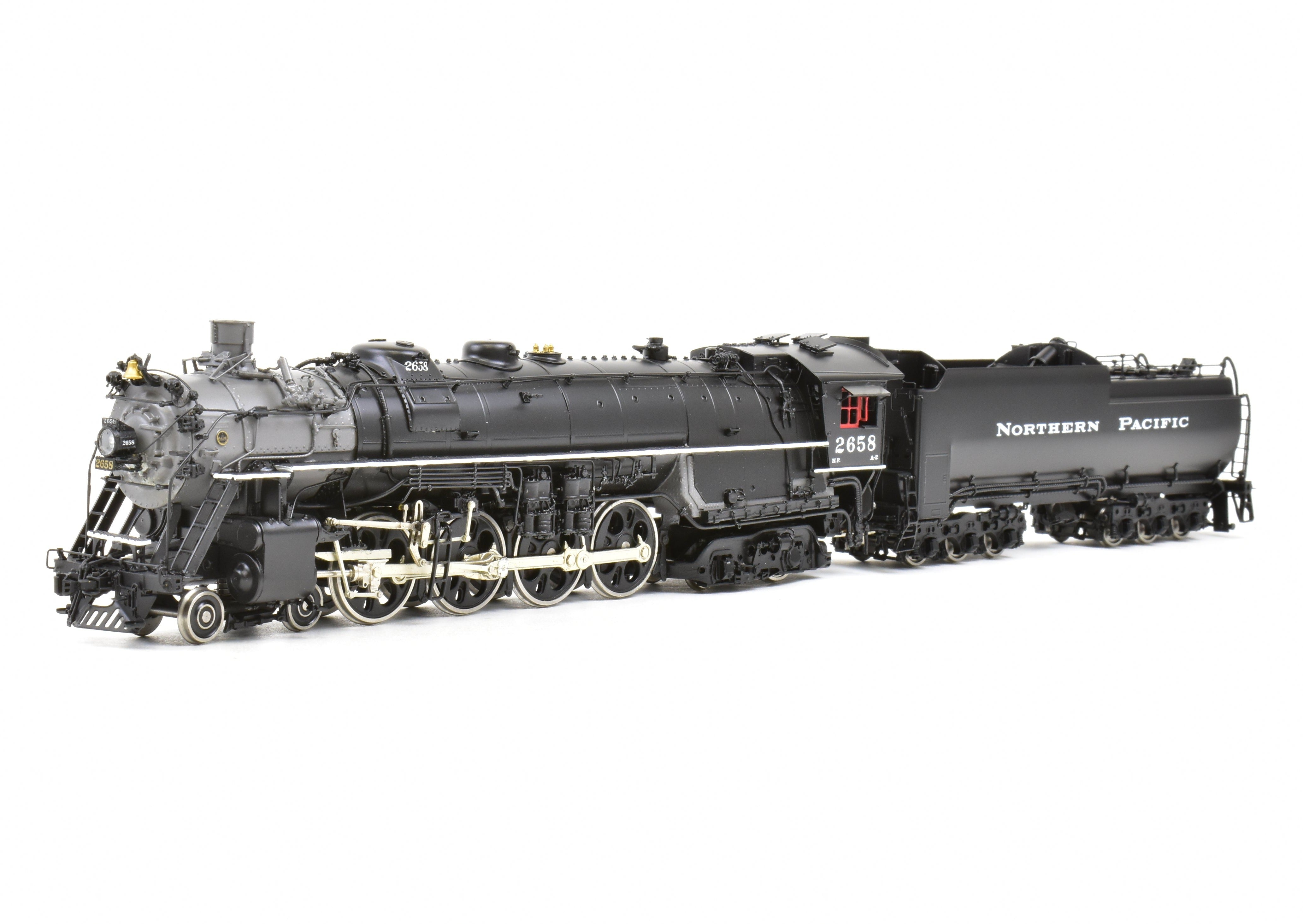 HO Scale Brass W&R Enterprises NP Northern Pacific A-2 4-8-4 Locomotive #2658