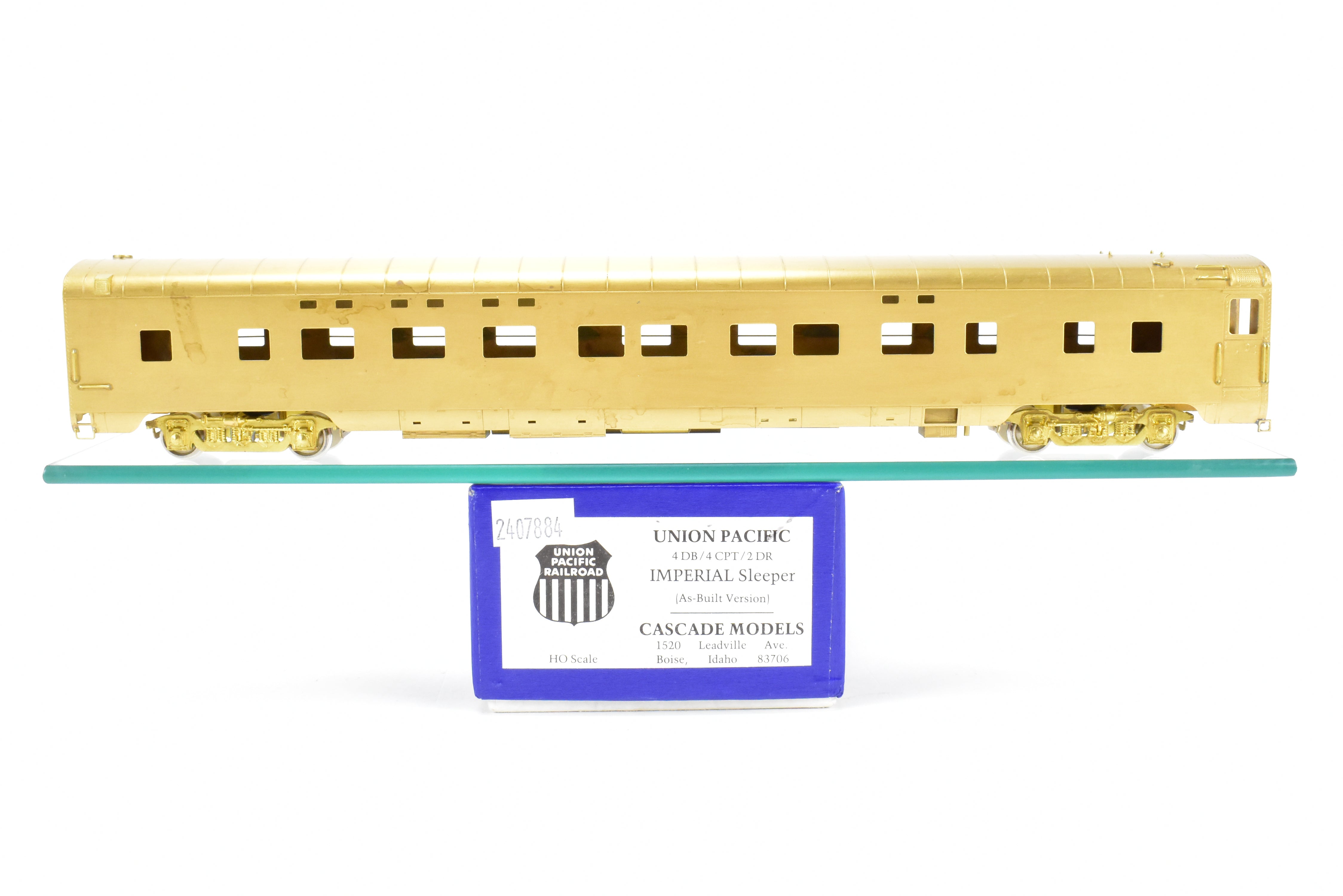 HO Scale Brass Cascade UP - Union Pacific Imperial 4-4-2 Sleeper Model