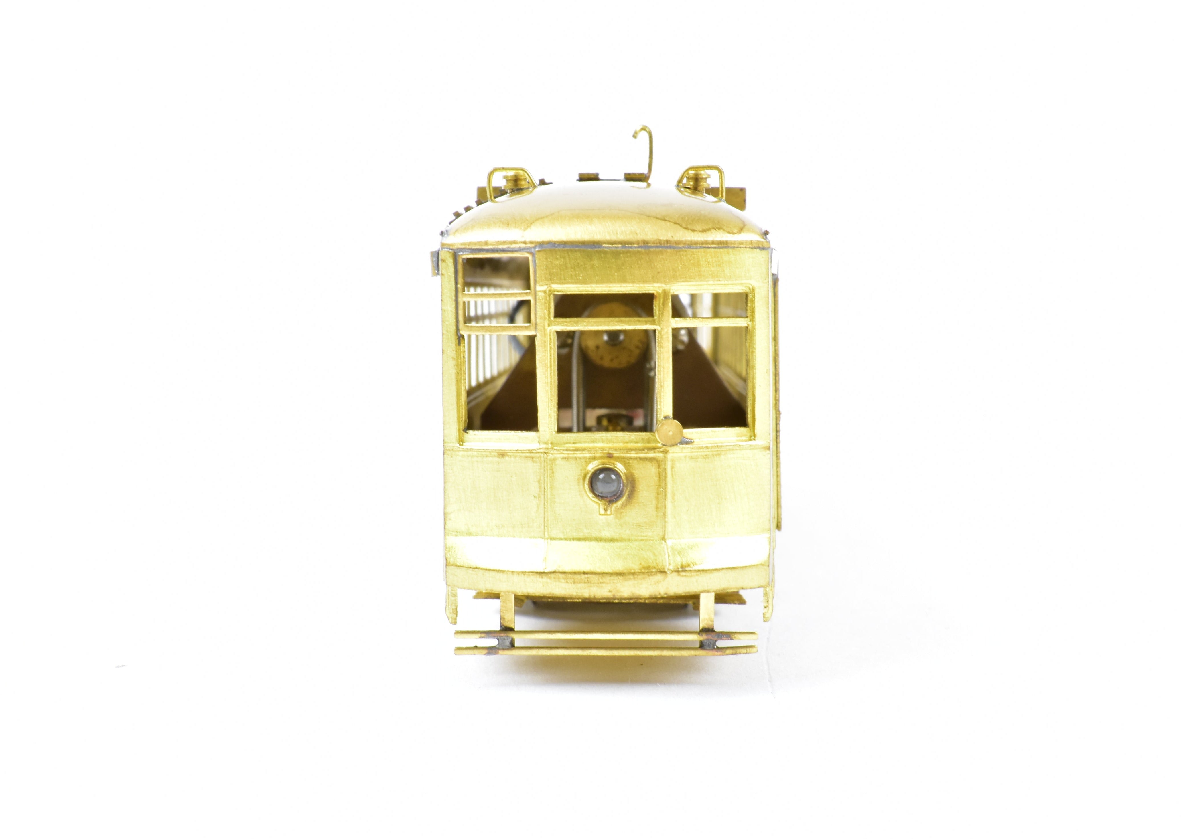 HO Scale Brass Fairfield Traction Models 345-2 CSL - Chicago Surface Lines Two-Man City Trolley Model