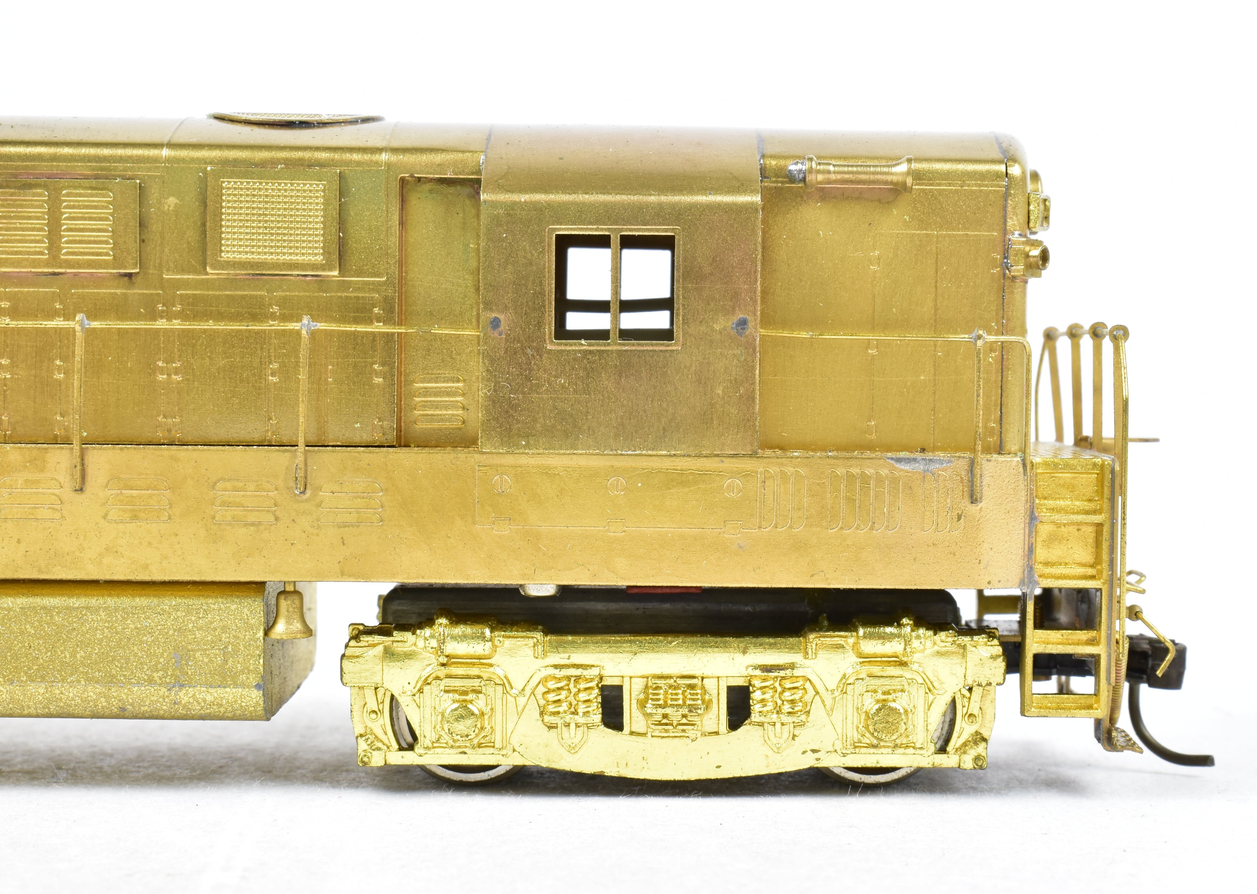 1970s HO Brass Red Ball Baby Trainmaster H-16-44 Model by Fairbanks Morse