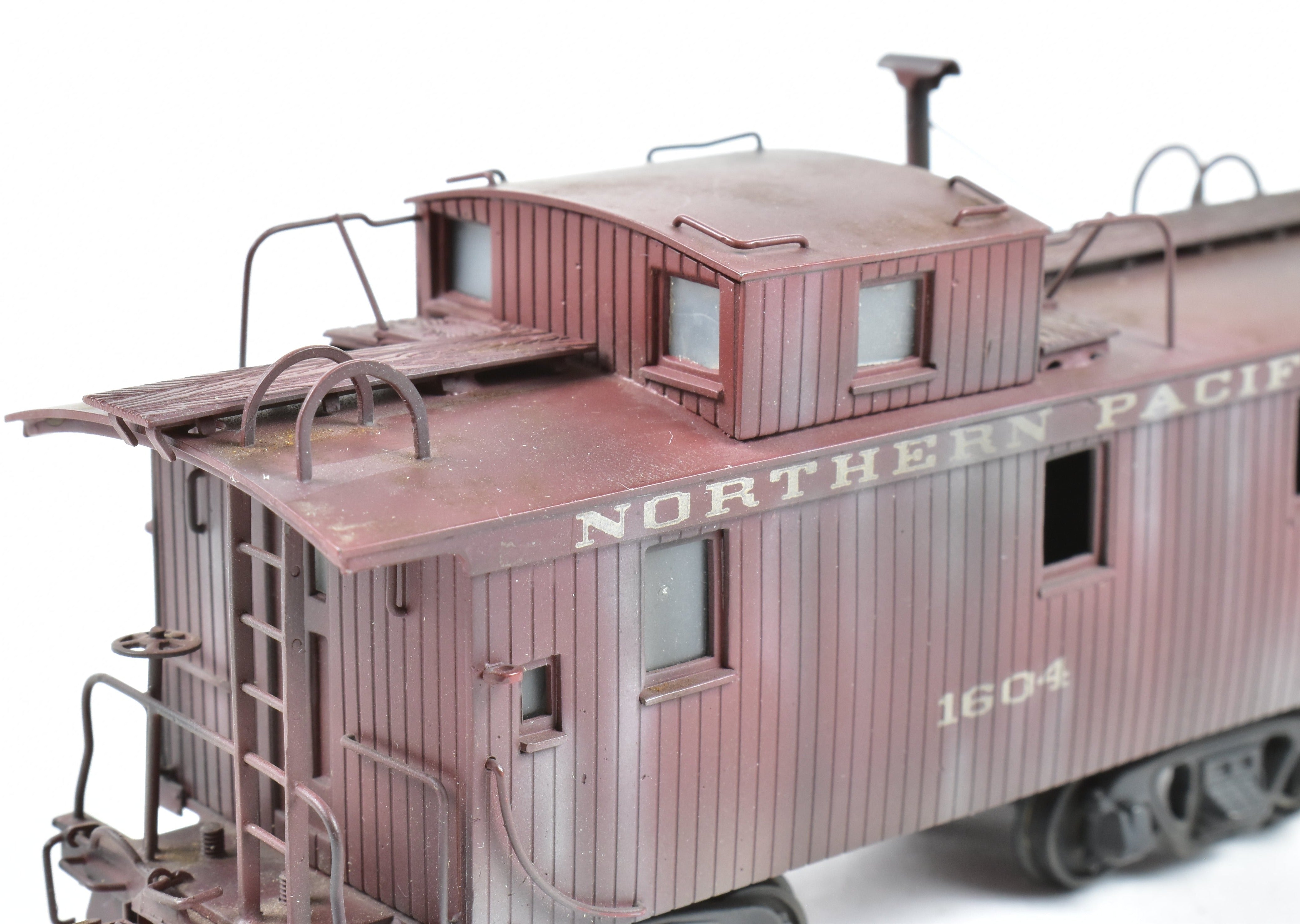 Custom Painted HO Scale Brass PFM United Northern Pacific Wood Caboose Model