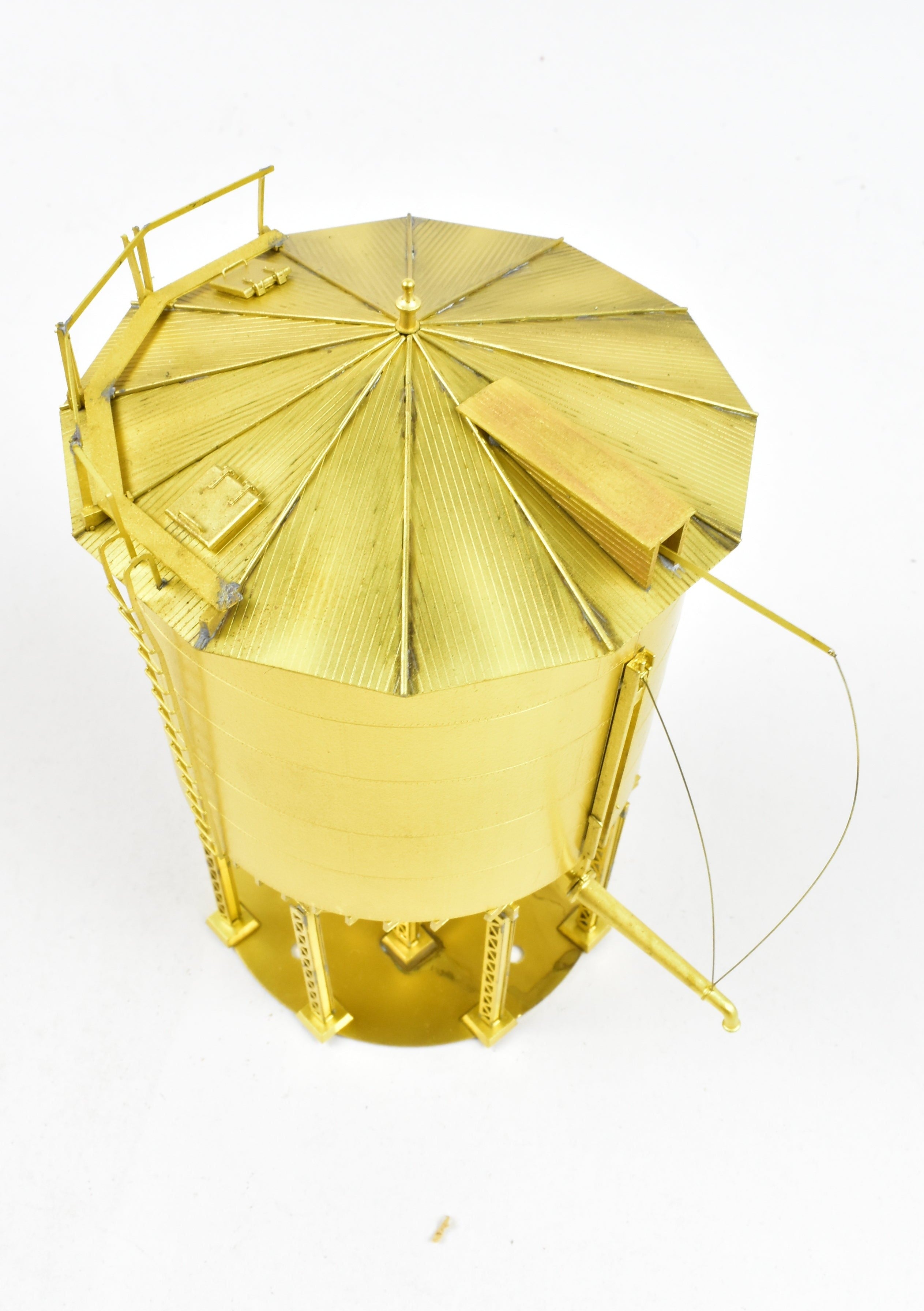 HO Brass PSC - 65,000 Gallon Steel Water Tank with Spout, Excellent Model