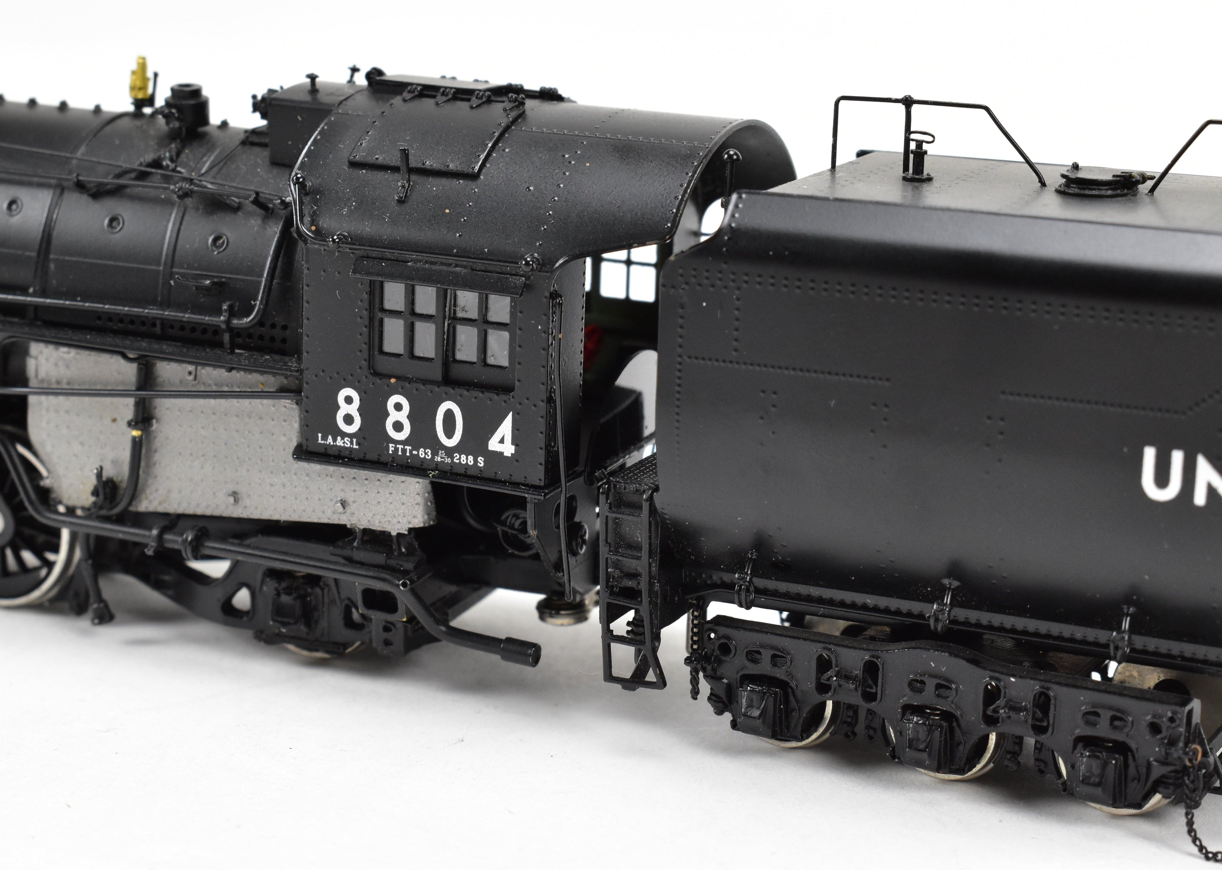 HO Scale Brass Precision Scale Co. Union Pacific Class 4 - 10 - 2 Three - Cylinder Freight/Passenger Model Train #8804 in As - Is Condition
