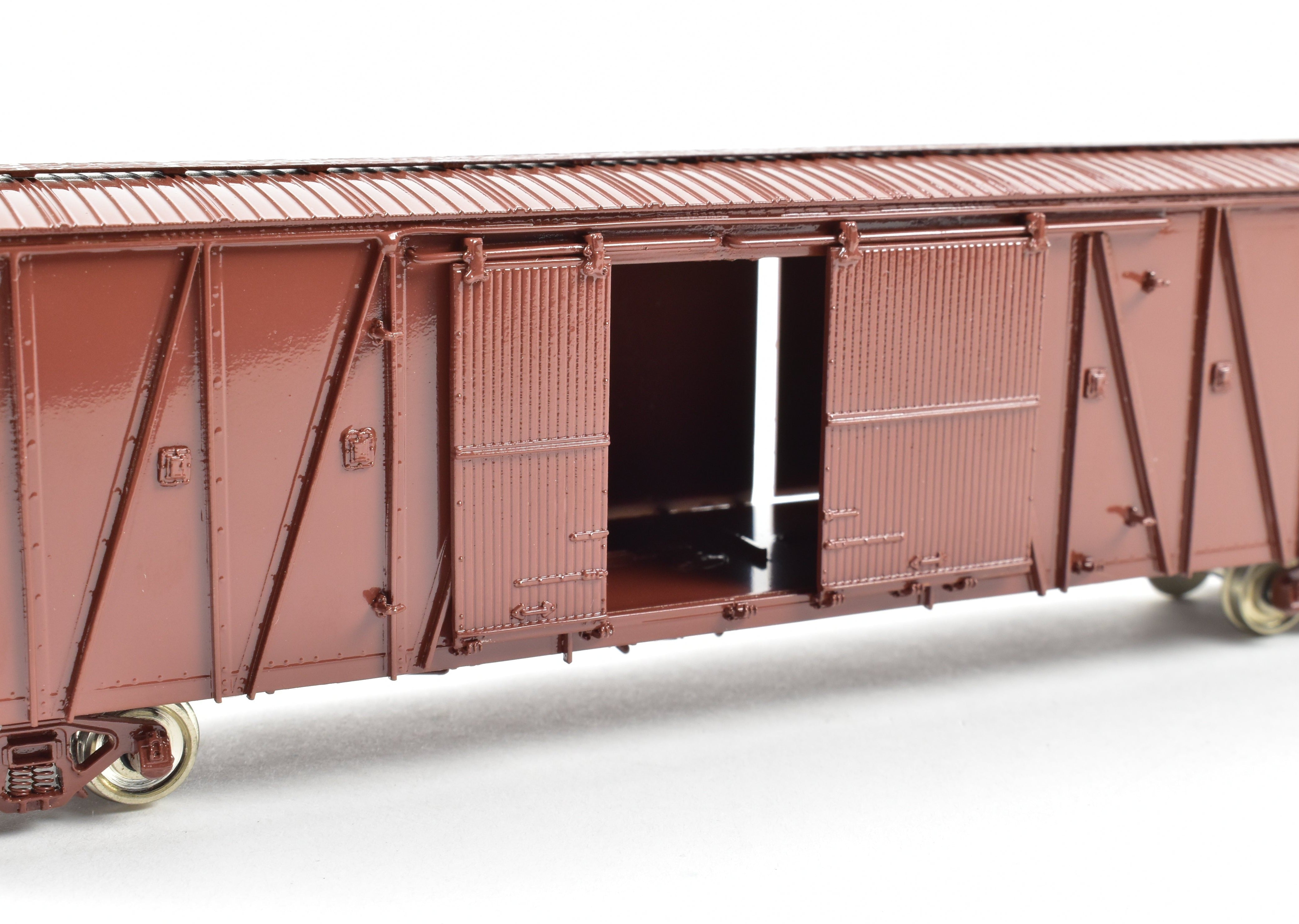 HO Scale Brass Model Auto Boxcar - OMI (Overland Models, Inc.) Union Pacific A-50-4 50-Foot Auto Boxcar from 1919 to 1960s