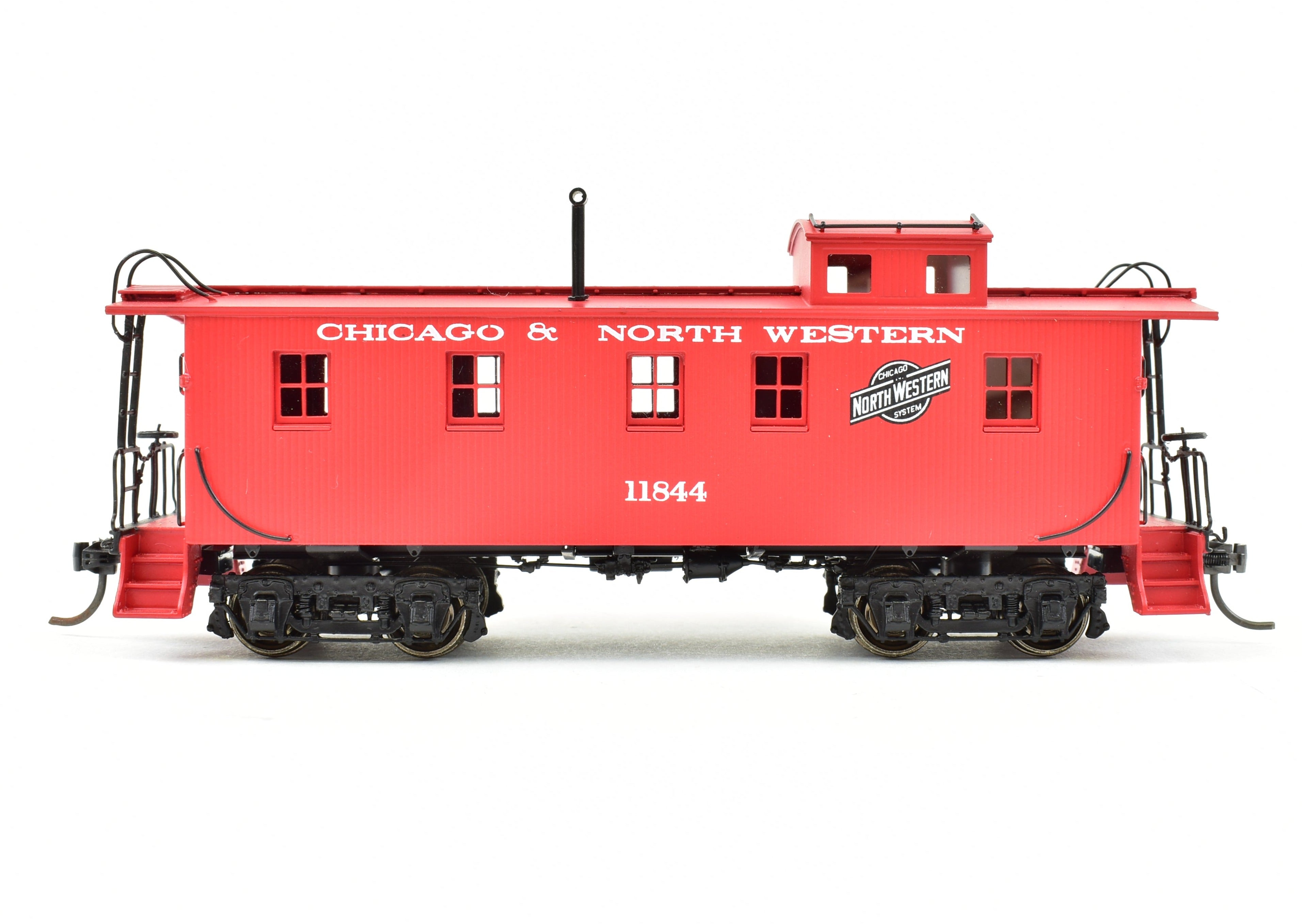 HO Scale Brass DVP Chicago & North Western Car Cupola Type FP, Road #11844