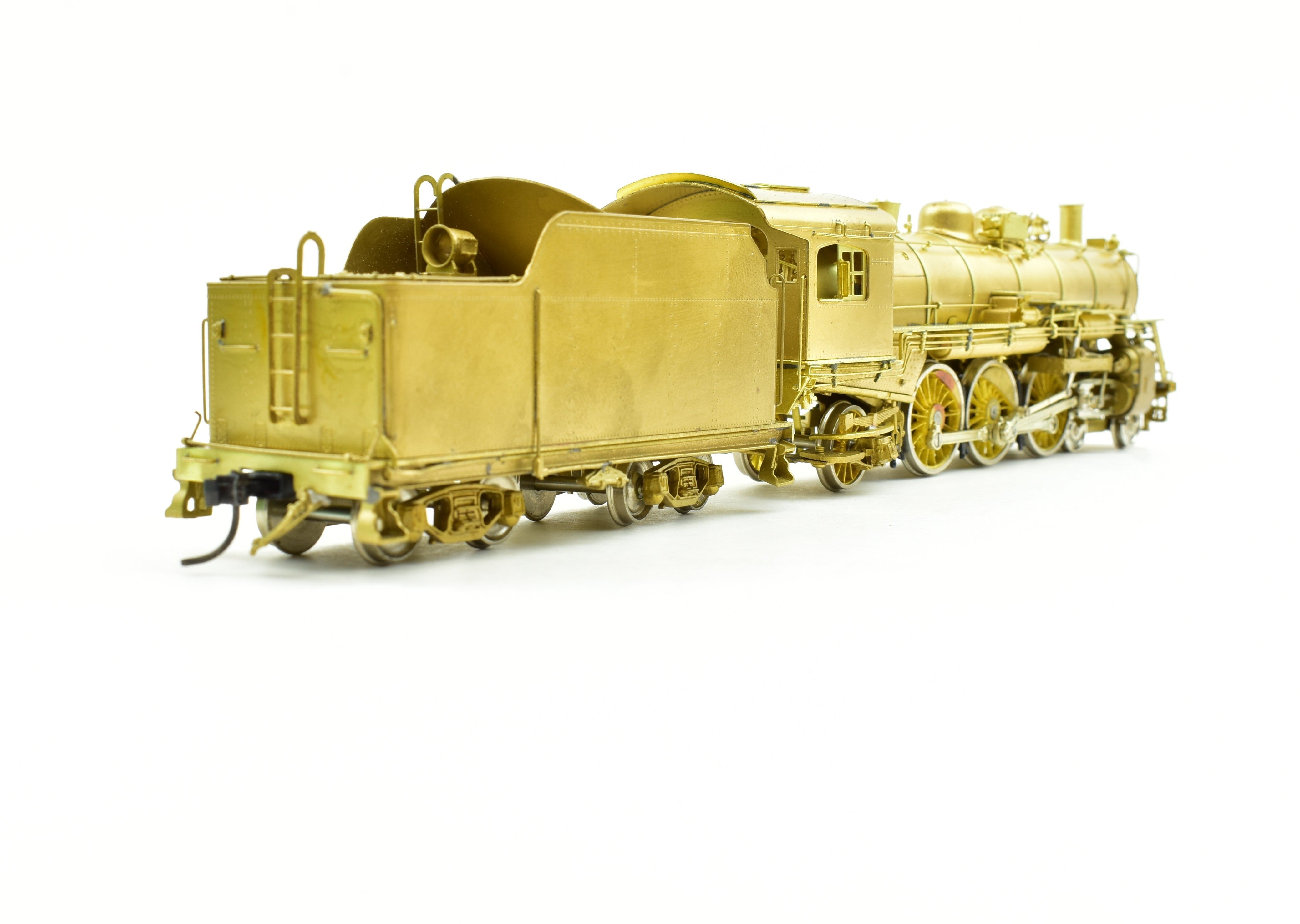 HO Scale Brass Model Train - Overland Models Inc. Boston & Maine P2b 4 - 6 - 2 Steam Locomotive