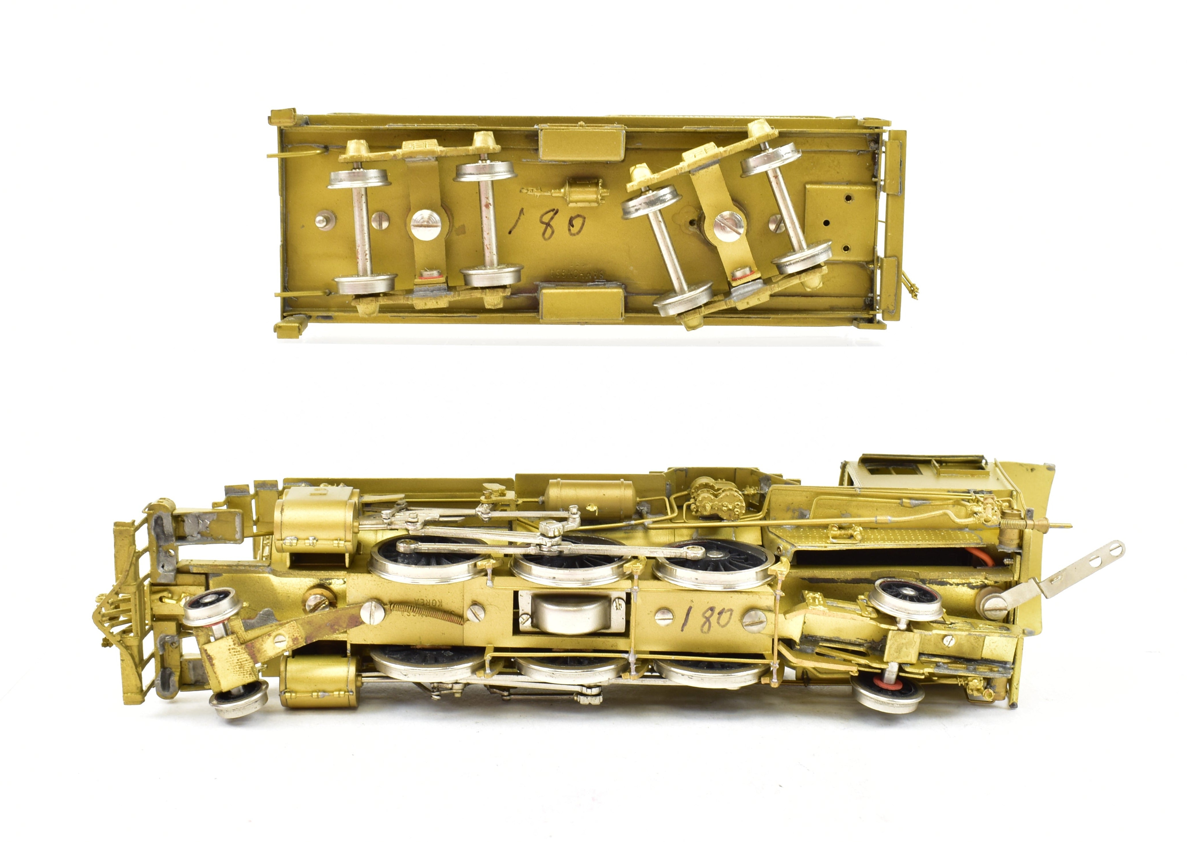 HO Brass Key Imports ATSF Santa Fe 1000 Class 2-6-2 Prairie Model with Spares