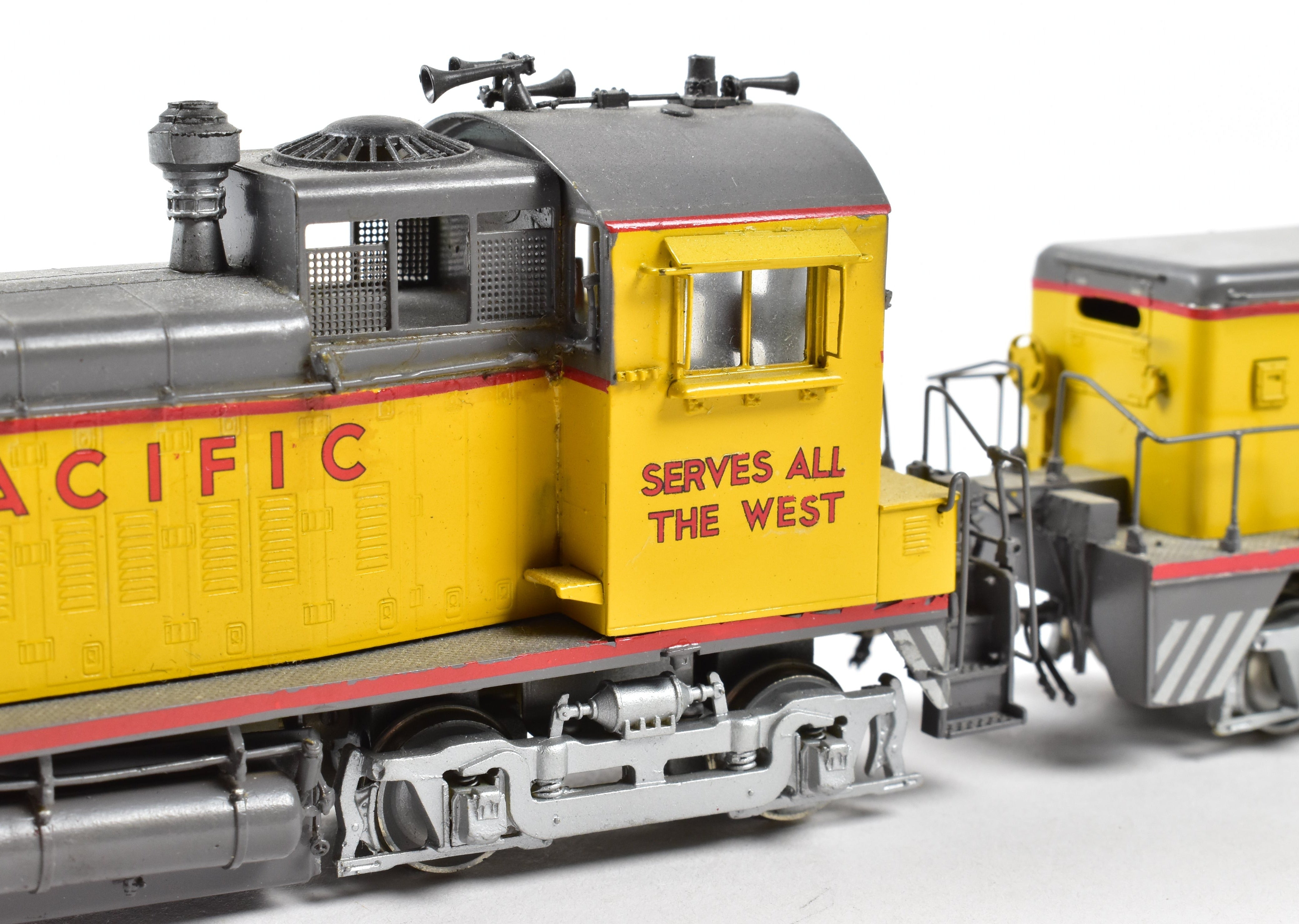 HO Scale Brass Union Pacific TR - 5 Cow/Calf Set Model by Overland Models, Inc. (OMI) for Cajon Pass Helper