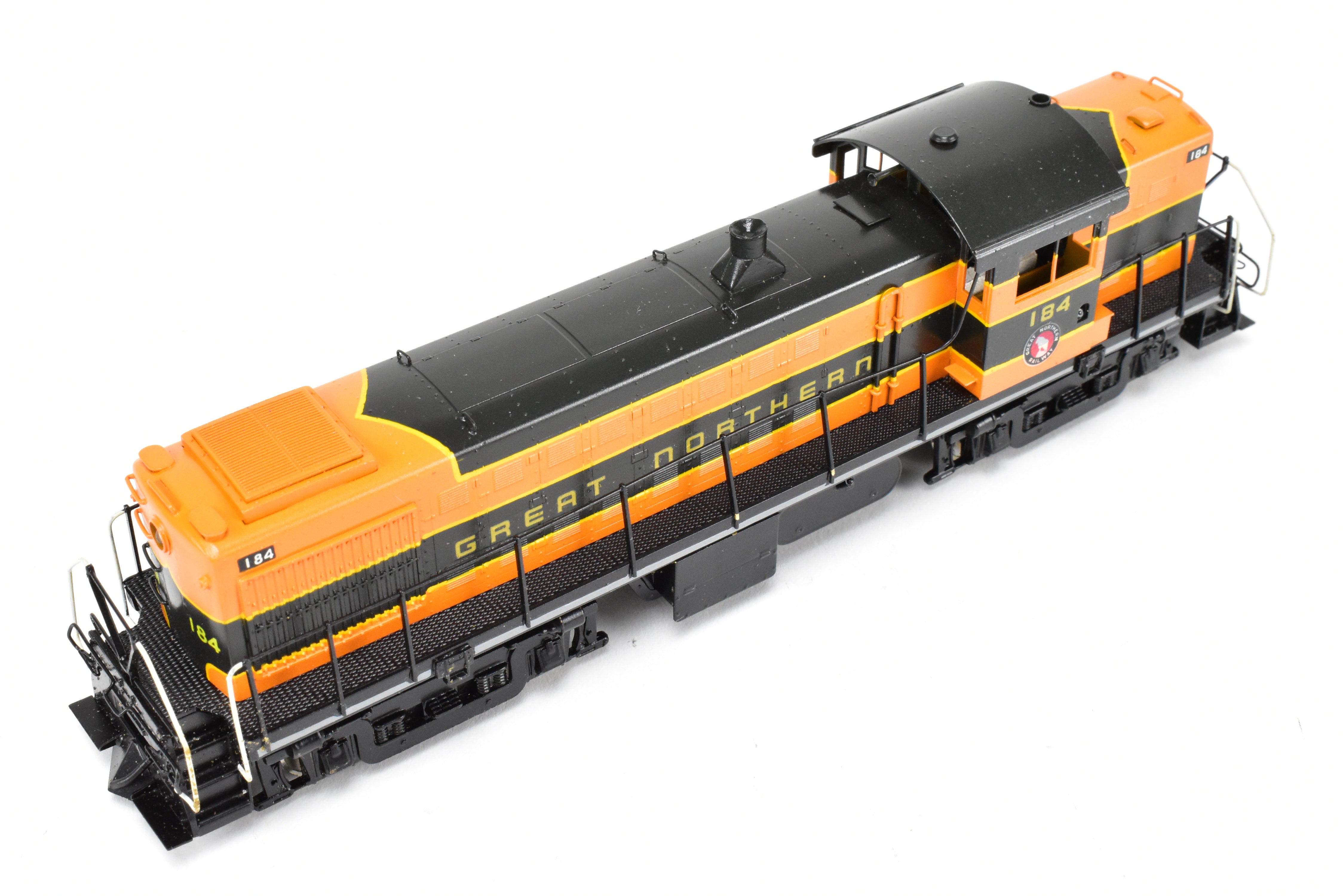 HO Scale Brass ALCO RS-1 Road Switcher Model in Great Northern Green/Orange #184