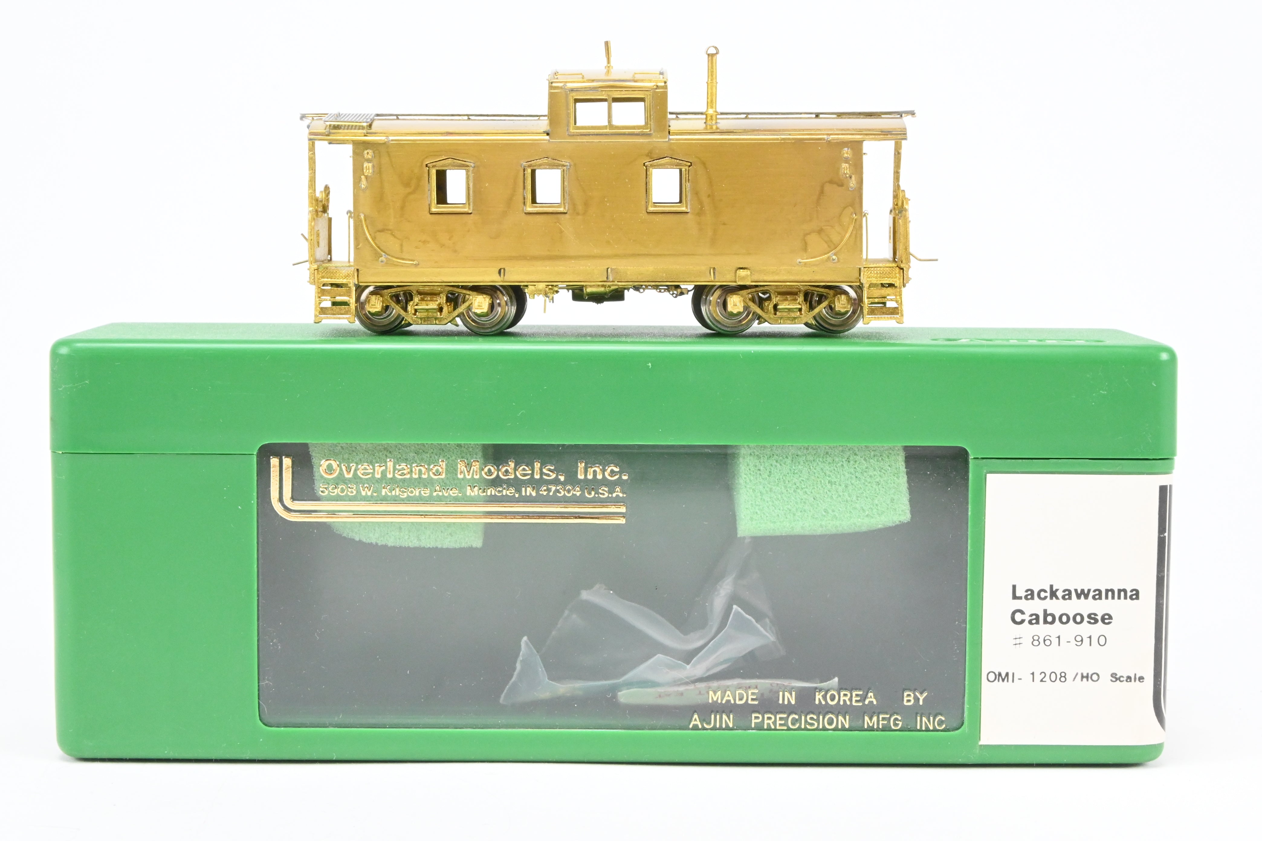 HO Brass OMI DL&W Delaware Lackawanna & Western #861 - 910 Excellent Caboose