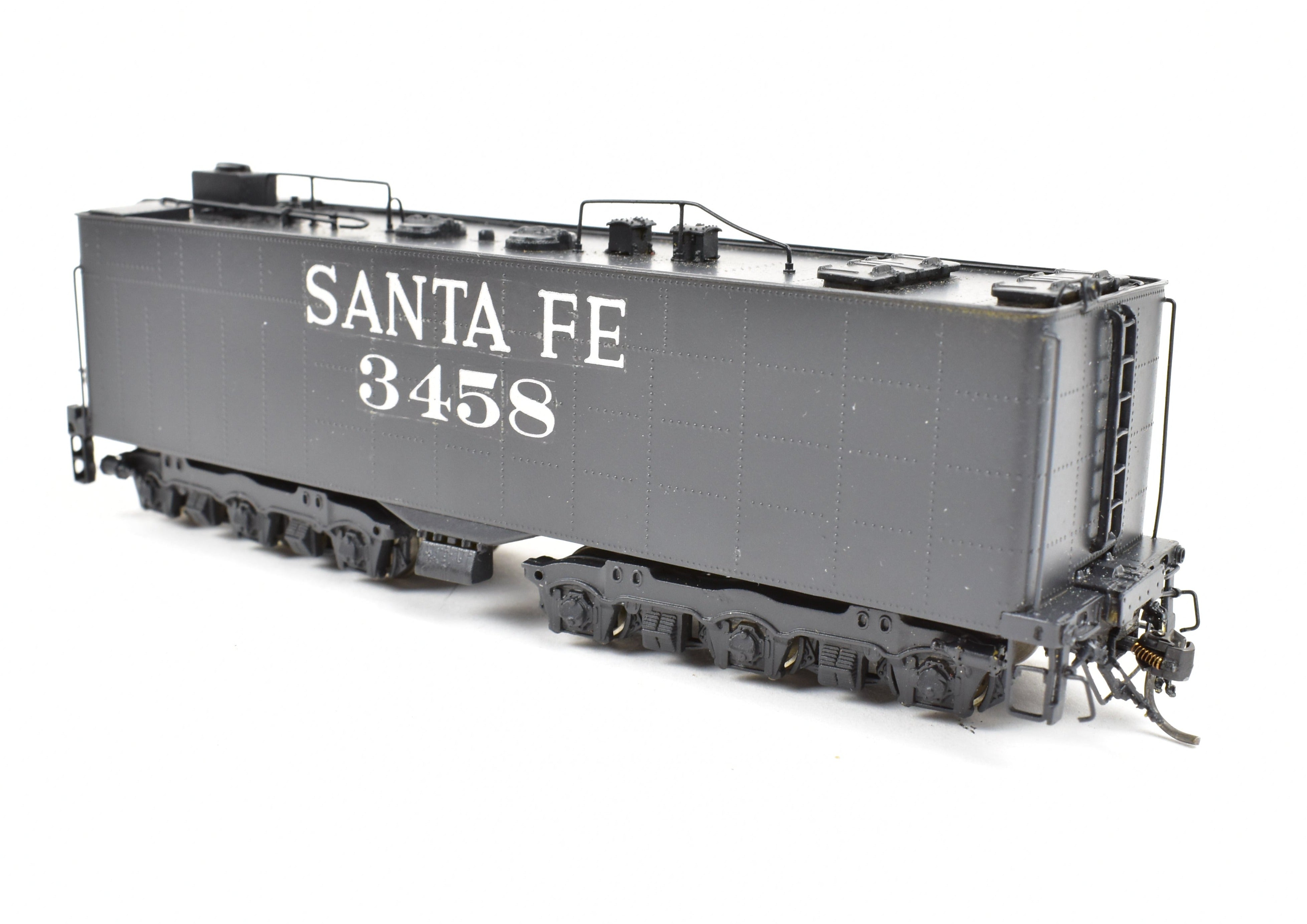 HO Brass Key Imports ATSF Santa Fe 3450 Class 4-6-4 Modernized Custom Painted Locomotive No. 3458