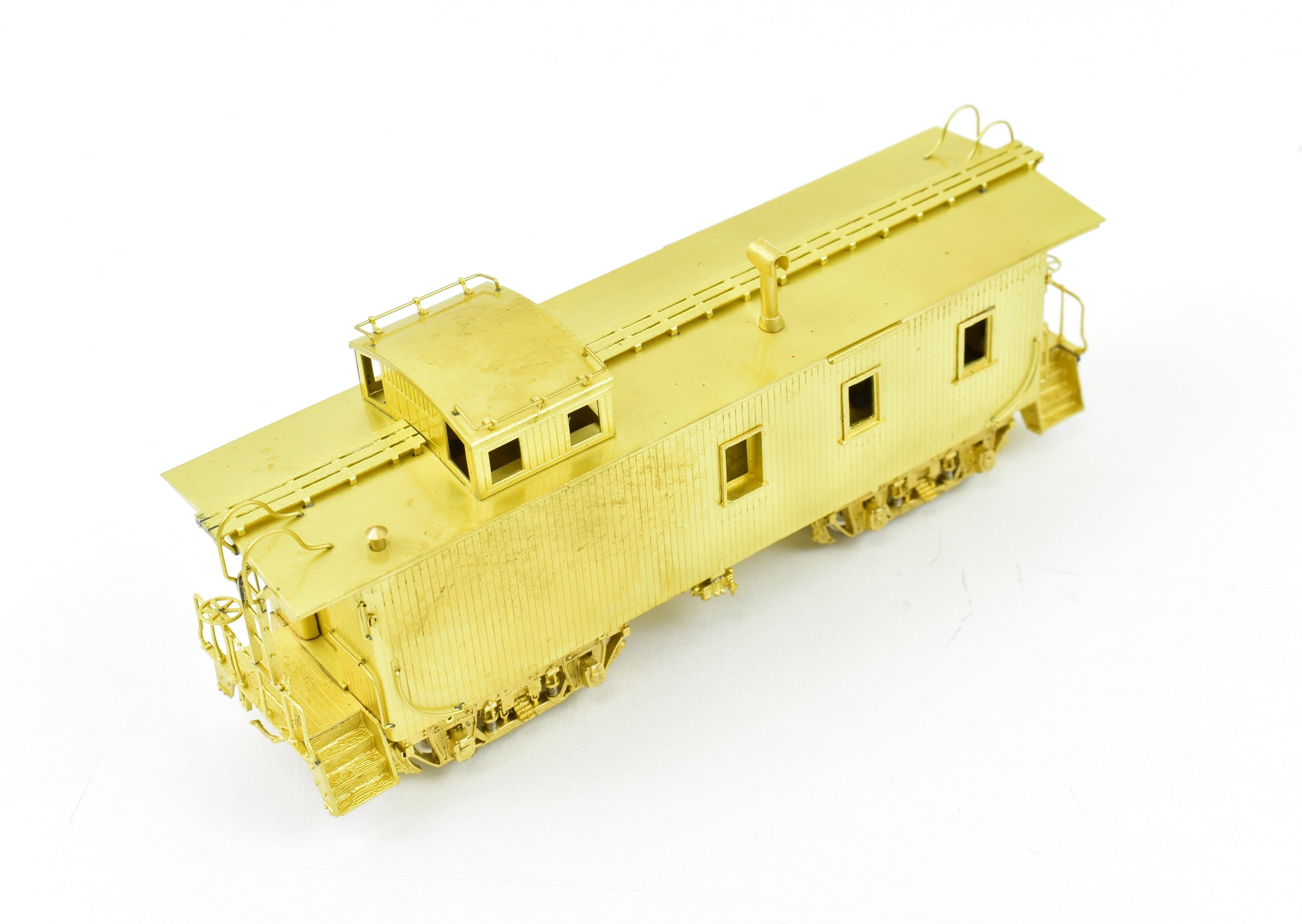 HO Brass OMI C&NW Wood Caboose End Windows Only, Minor Box Wear