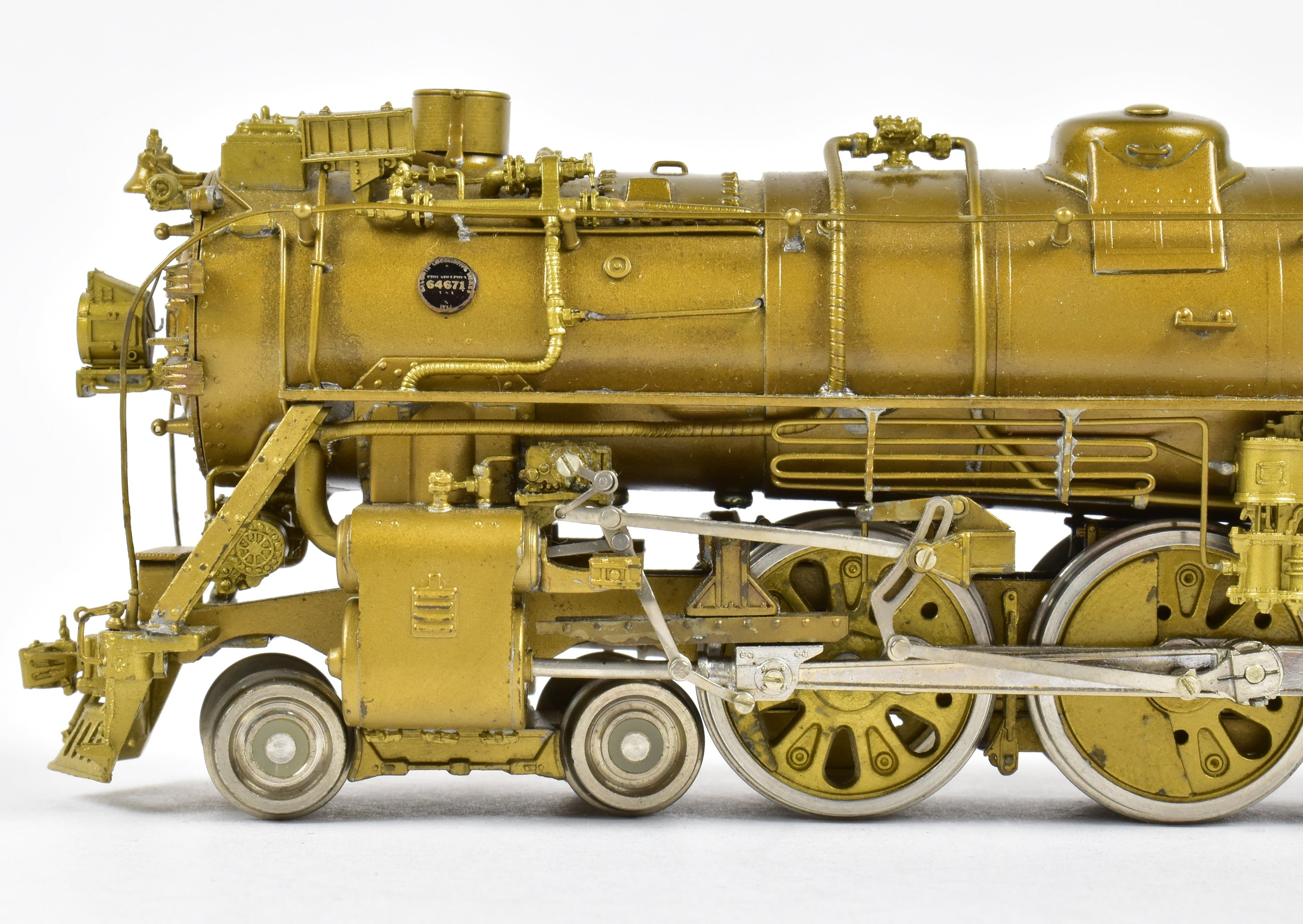 HO Scale Brass Model Train - Oriental Limited NP - Northern Pacific Class A - 5 4 - 8 - 4 Steam Locomotive