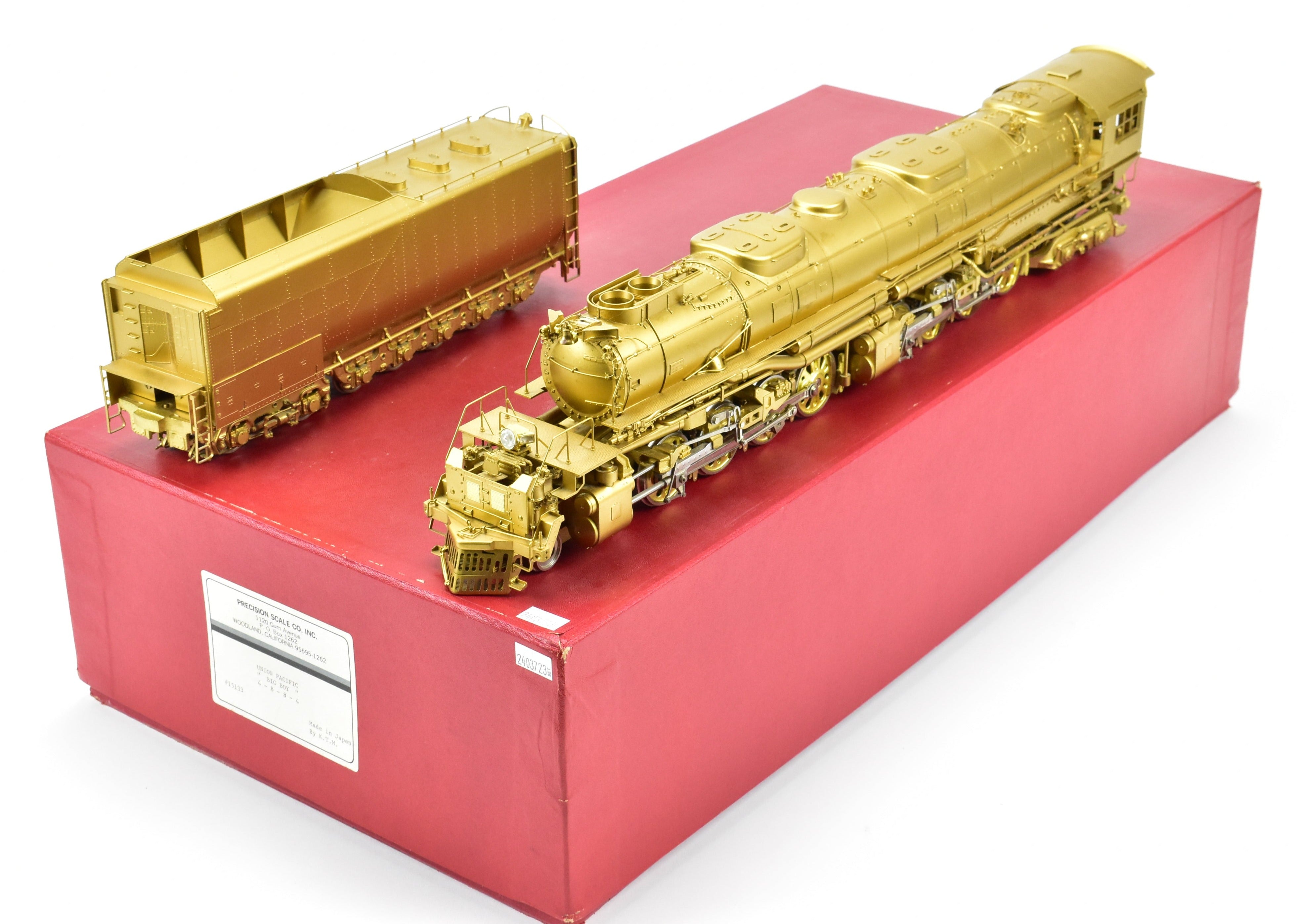 1981 Precision Scale Co. Union Pacific 4-8-8-4 Big Boy O Scale Brass Model