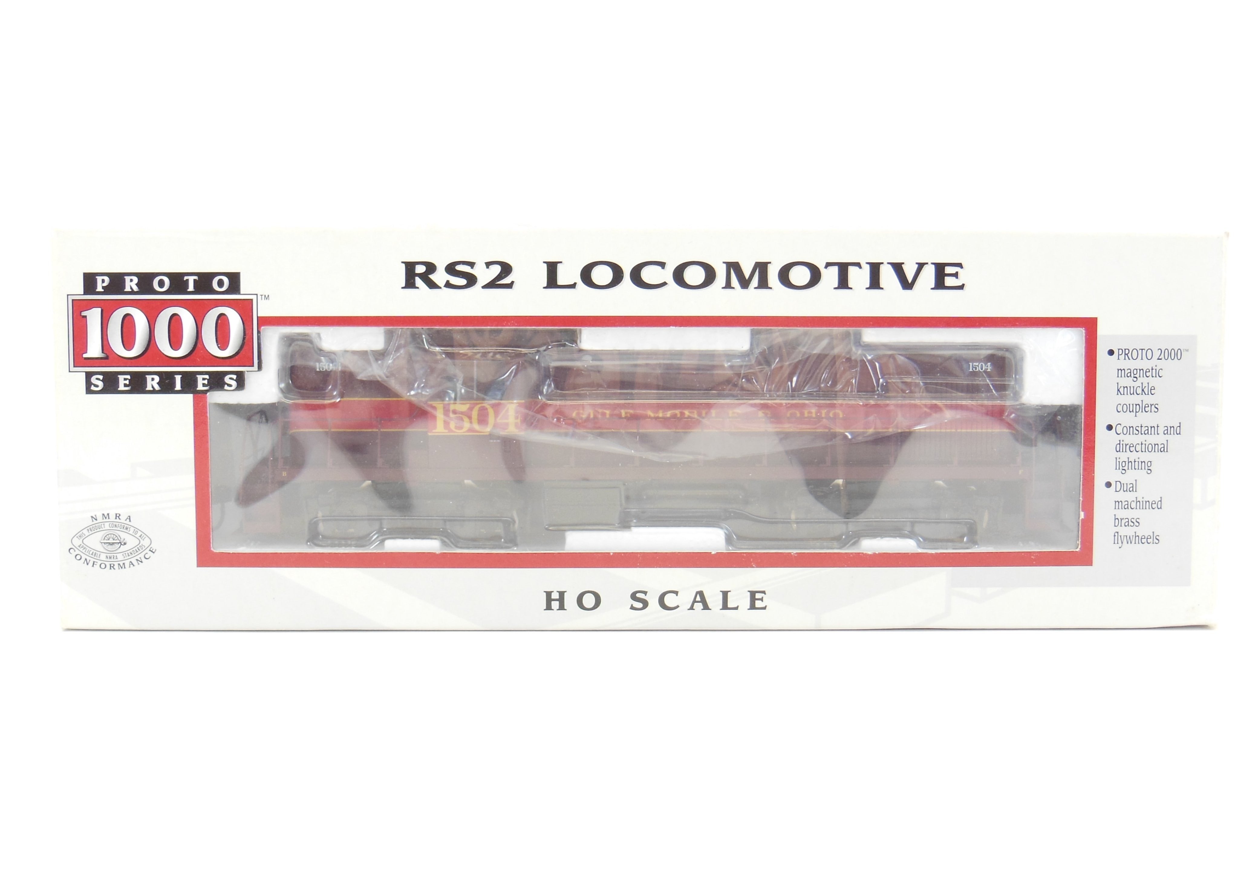 Life-Like Proto 1000 GM&O Gulf Mobile & Ohio #1504 Alco RS2 DCC-Ready Locomotive