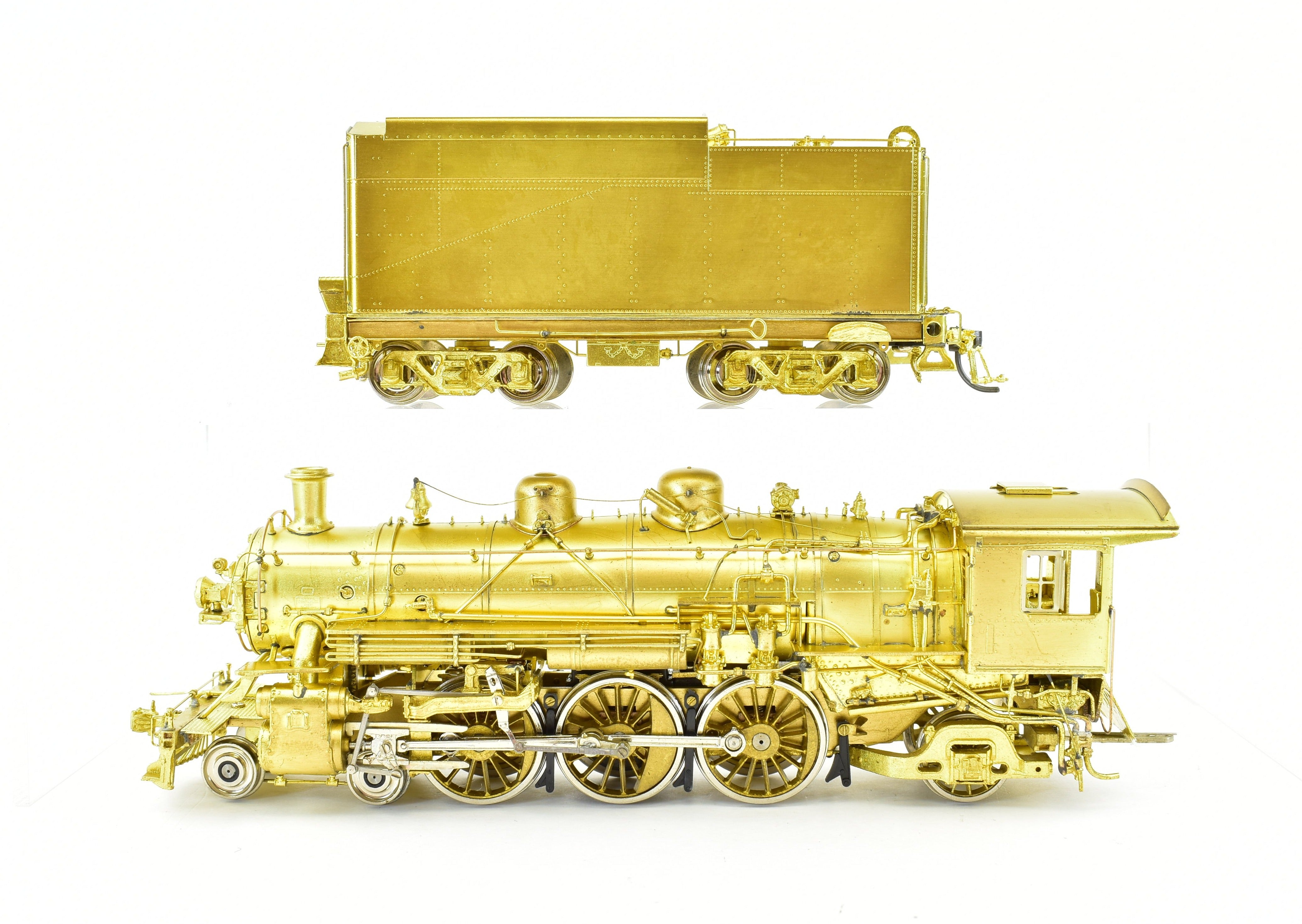 HO Scale Brass Model Train - Overland Models' Monon K - 5a 4 - 6 - 2 Pacific Locomotive by Ajin Precision