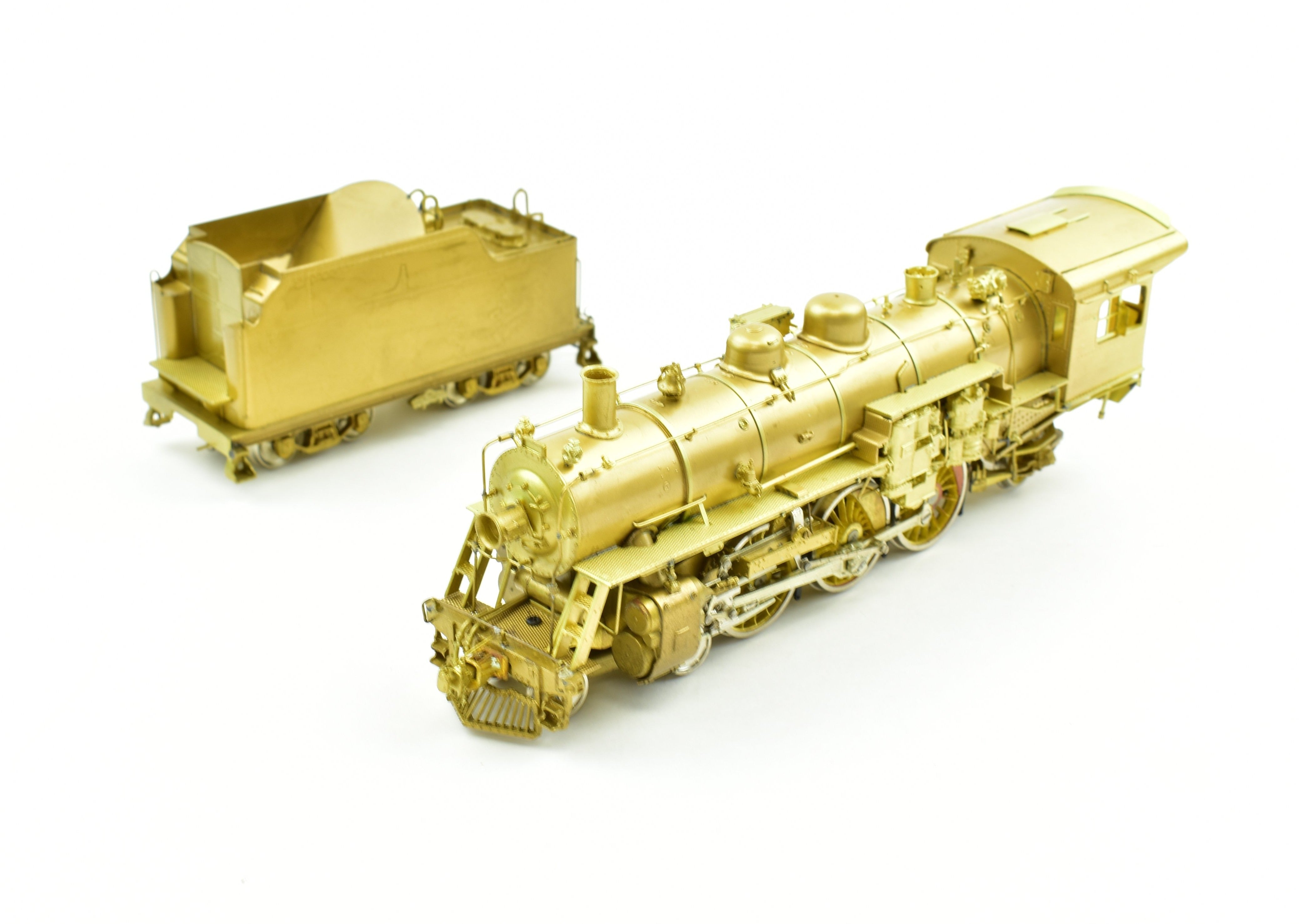 HO Scale Brass Model Train - Overland Models Inc. Boston & Maine P2b 4 - 6 - 2 Steam Locomotive