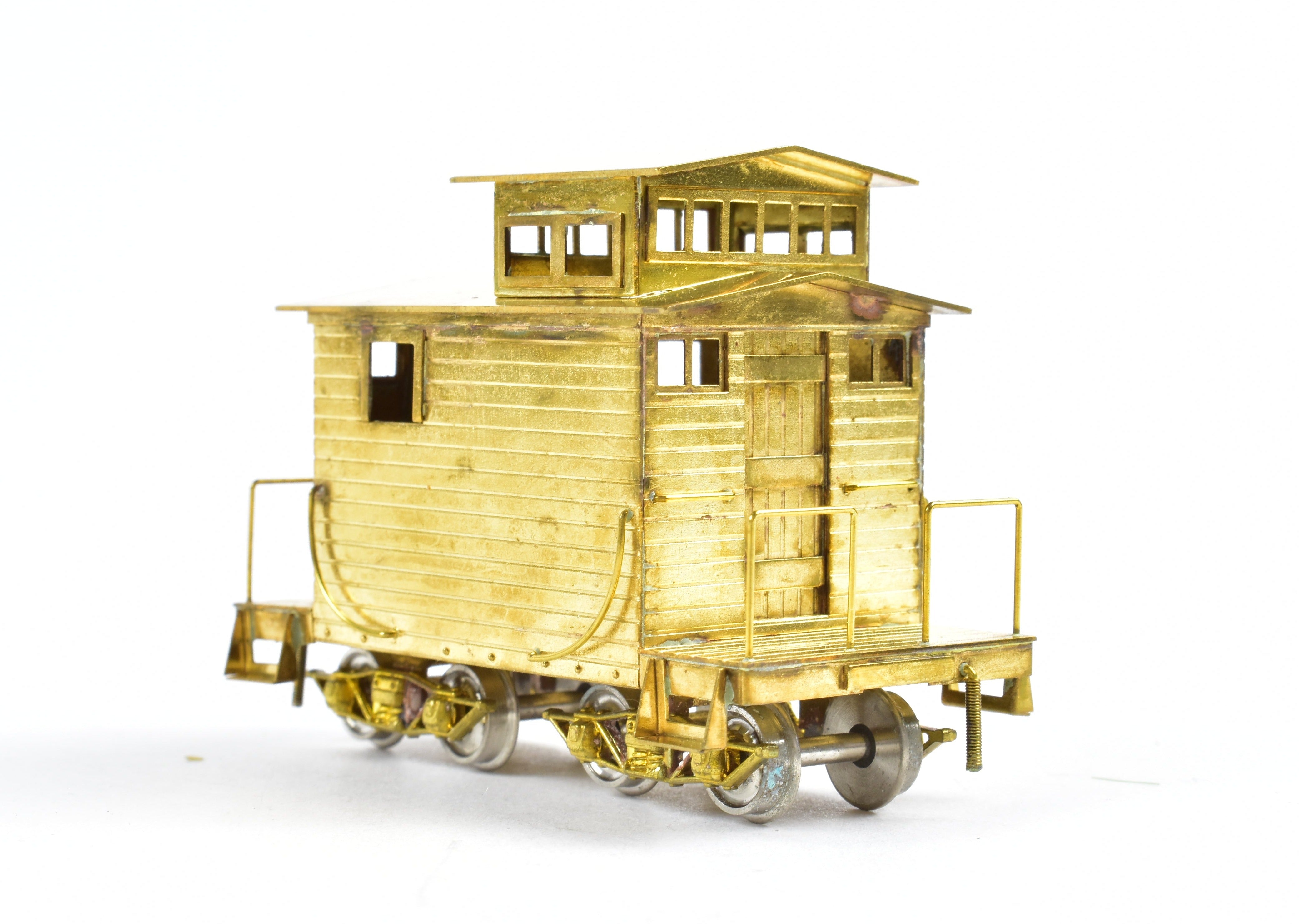 HOn3 Scale Brass Model Train Westside Lumber Co. Short Caboose No. 7 by Westside Model Co.