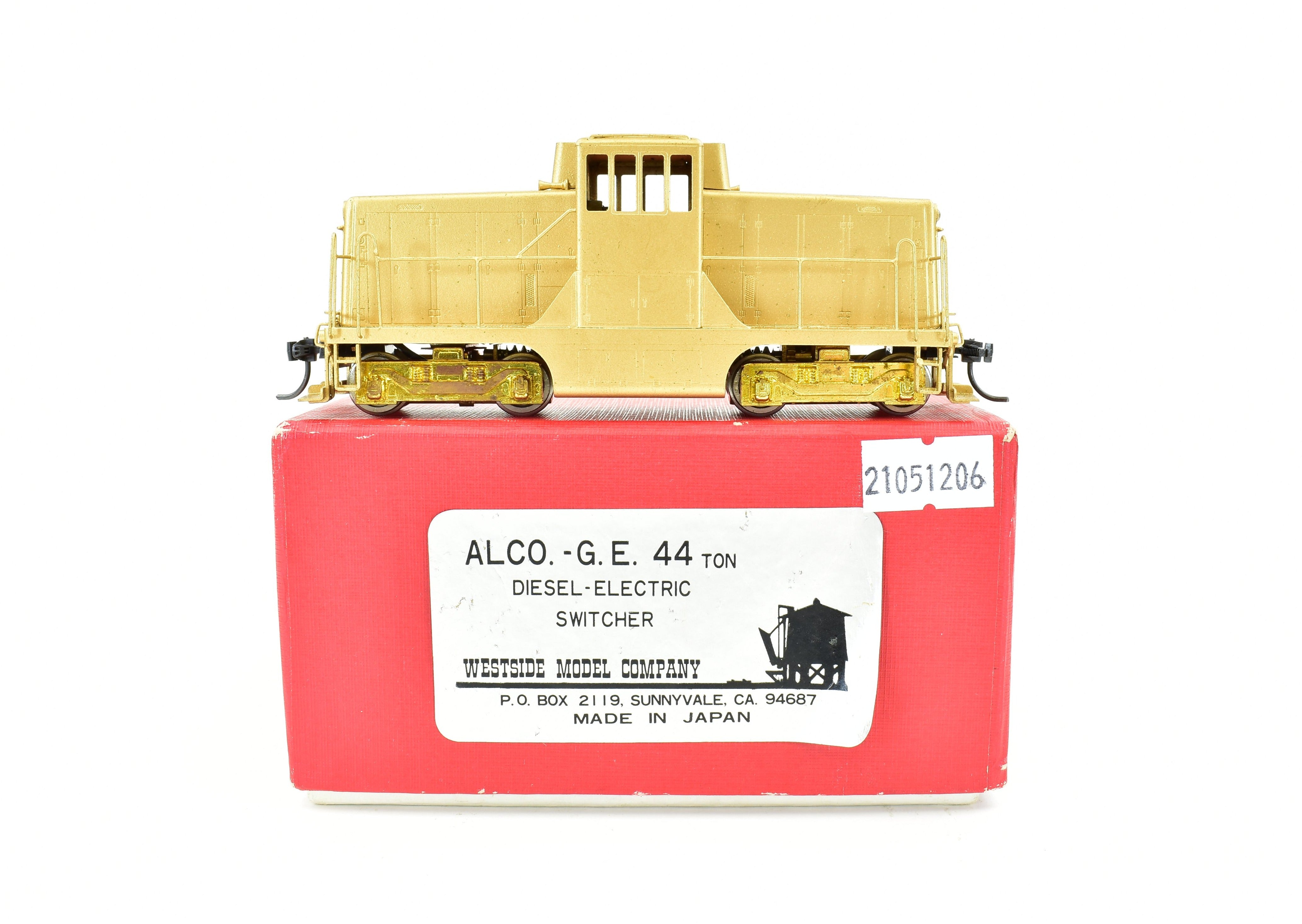 HO Scale Brass Model Train - Westside Model Co. Alco/GE 44 Ton Diesel Electric Switcher for Various Road Configurations