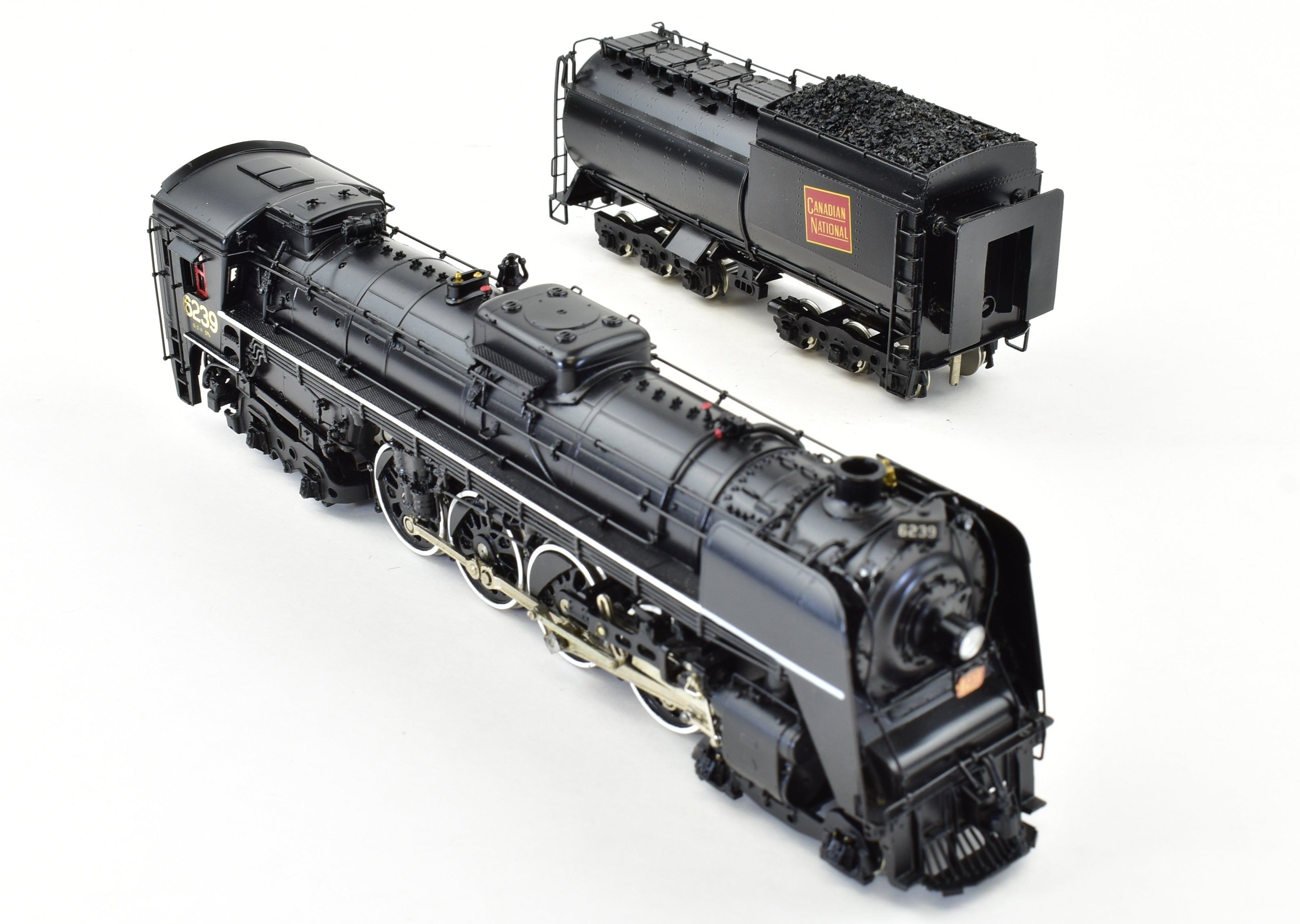 HO Scale Brass Model Train - Van Hobbies CNR (Canadian National Railway) 4-8-4 Class U-2-H Locomotive #6239 FP