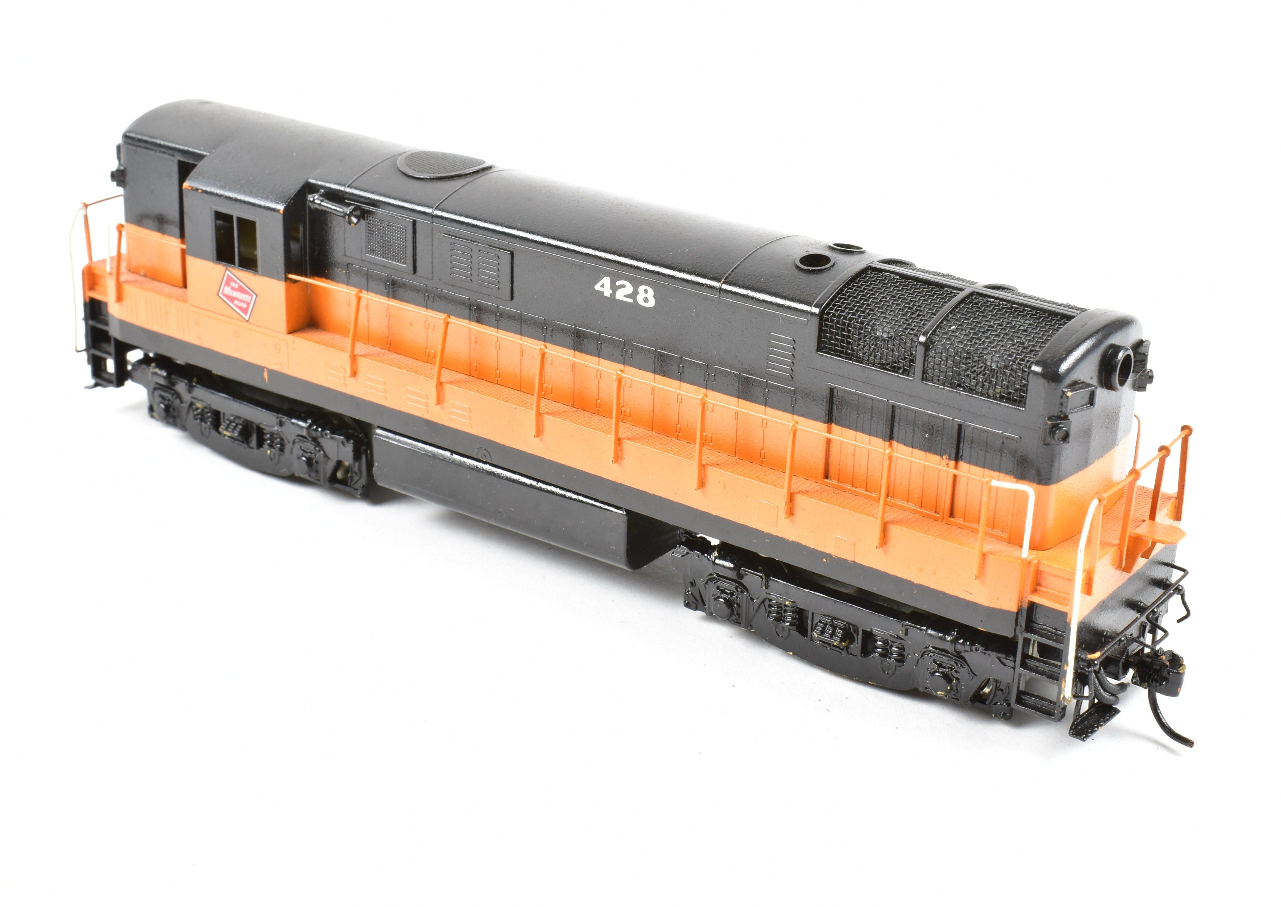 HO Scale Brass Red Ball Milwaukee Road H-16-44 Baby Trainmaster Model