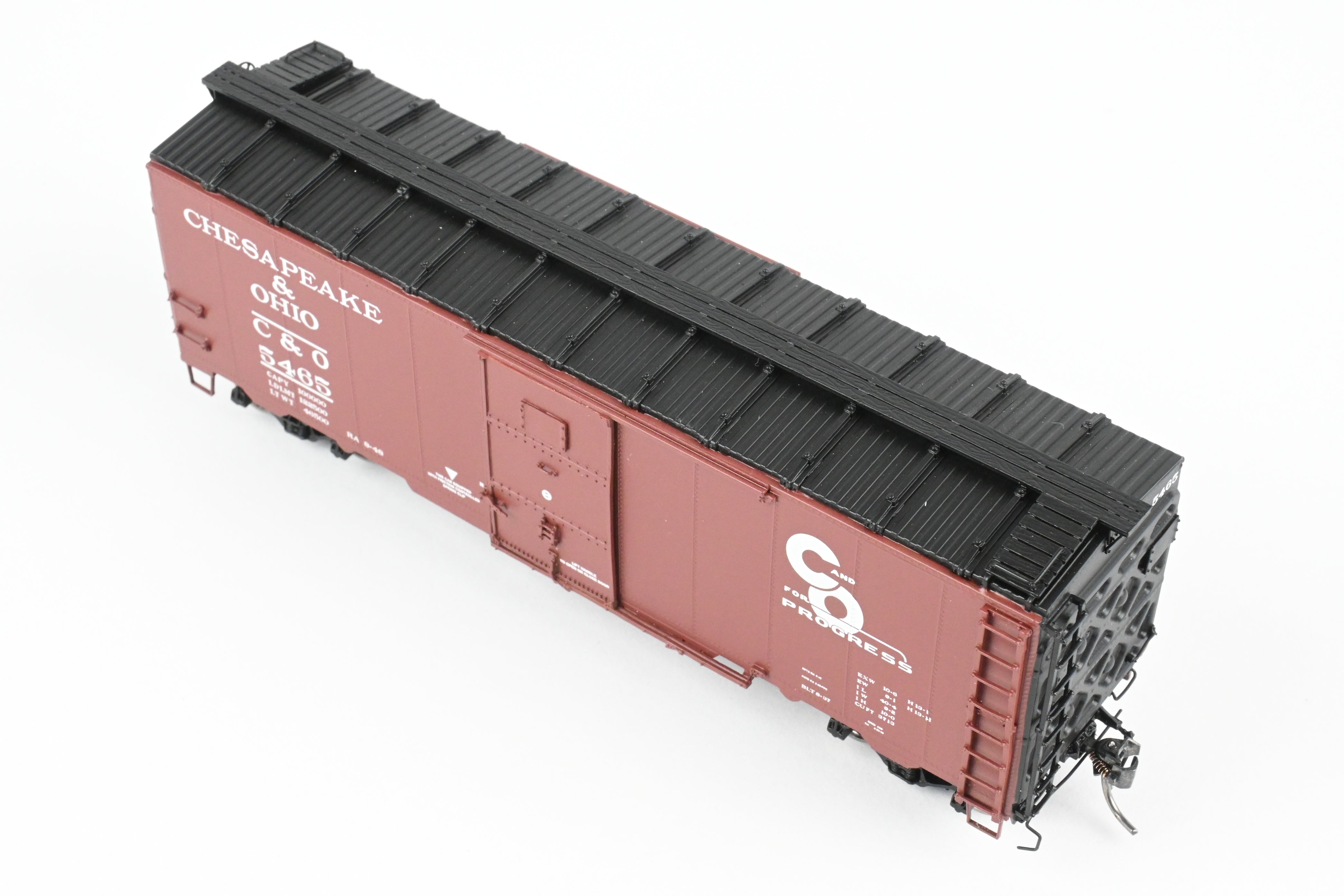 1937 American Scale Models C&O Chesapeake & Ohio Art Deco Boxcar No. 5465