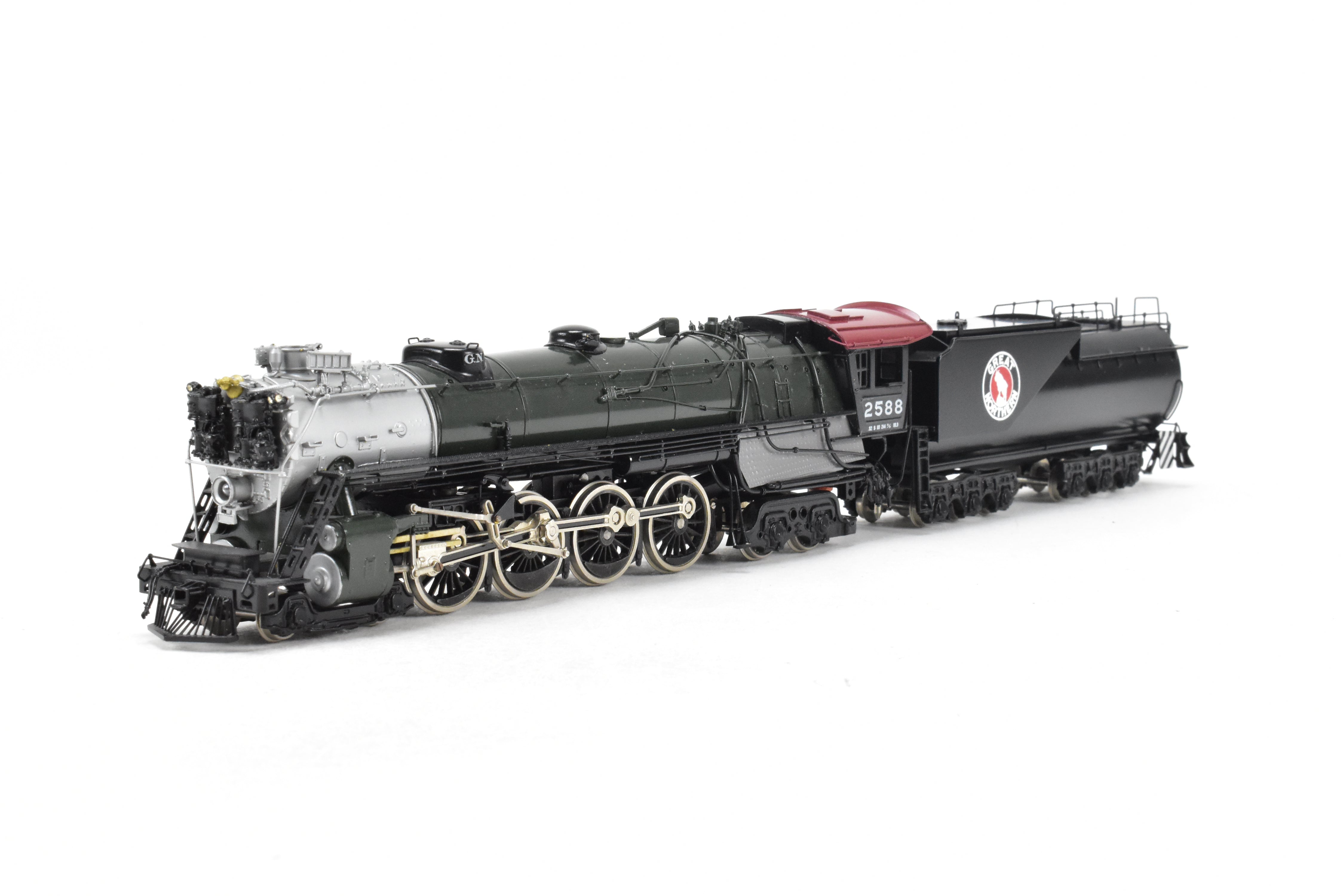 HO Scale Brass Tenshodo GN - Great Northern 4-8-4 Class S-2 Factory Painted Crown Model from the 1976 Production Run #2588