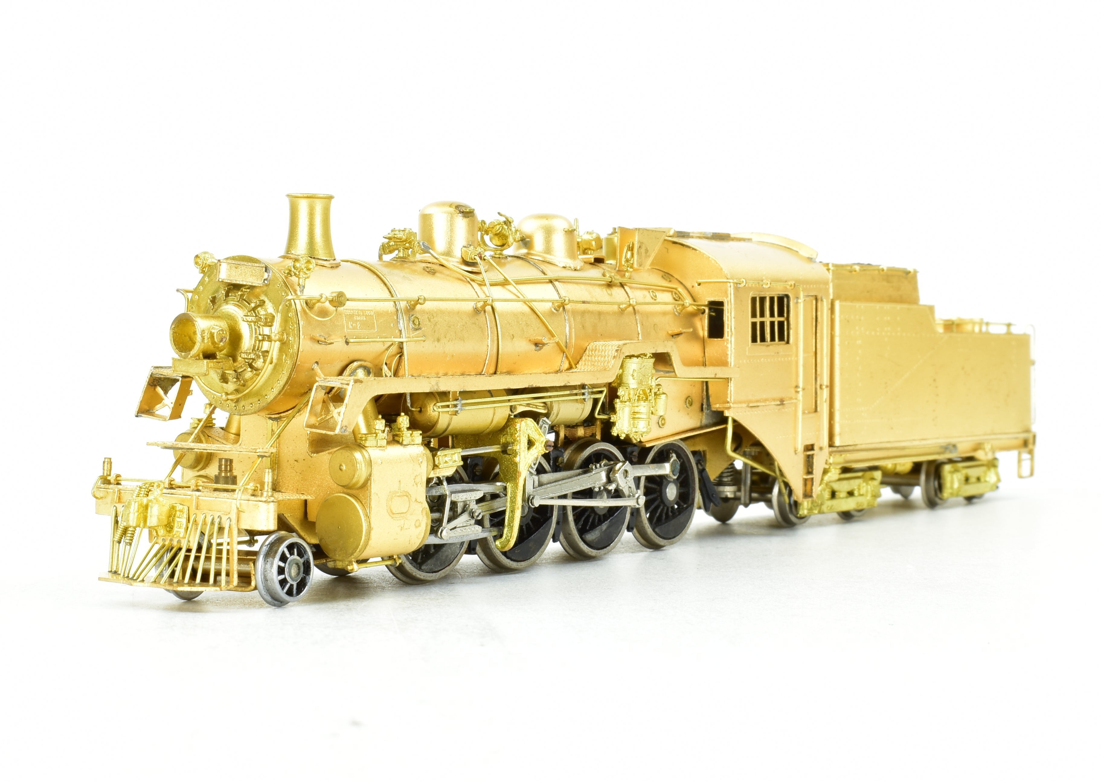 High - Quality HO Scale Brass Model Train - Van Hobbies CPR Canadian Pacific Railway 2 - 8 - 0 Locomotive Replica