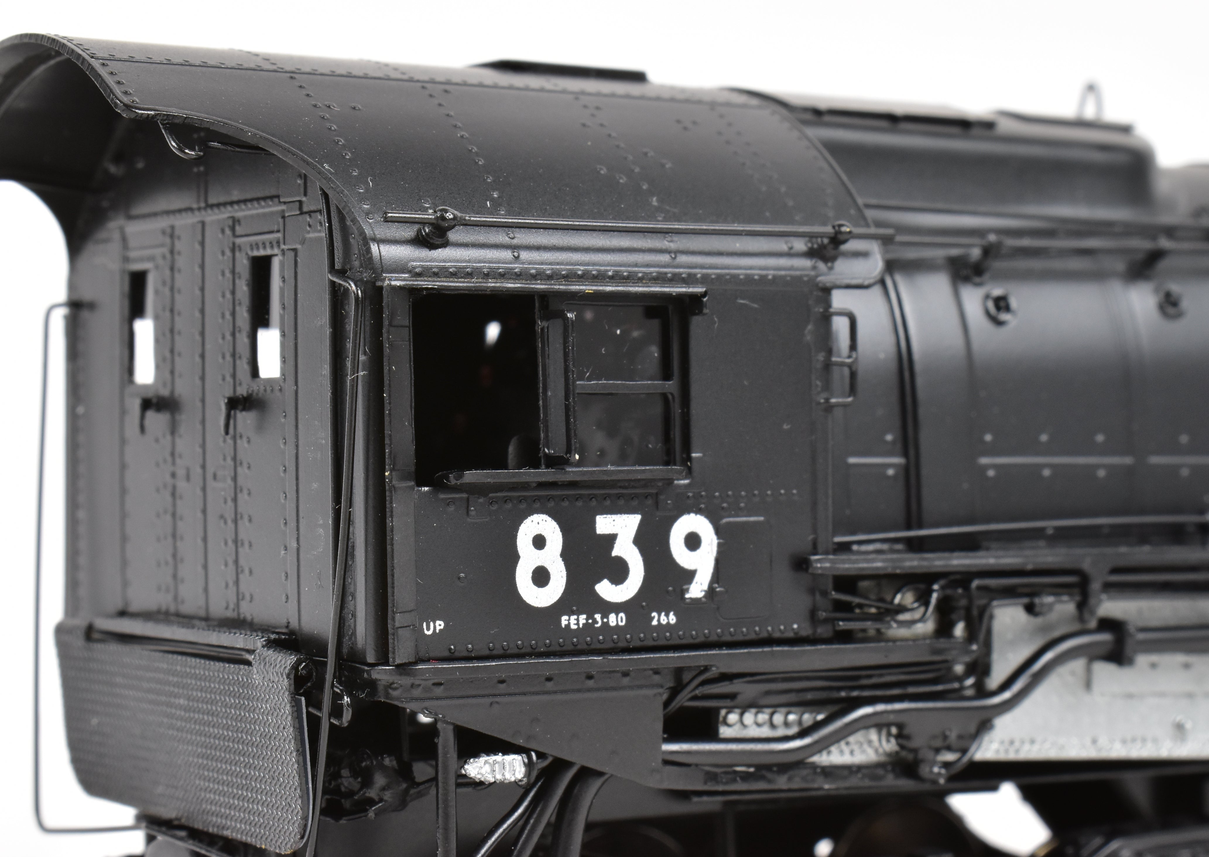 HO Scale Brass UP Union Pacific FEF - 3 4 - 8 - 4 FP No. 839 Triple Stack Model by Overland Models