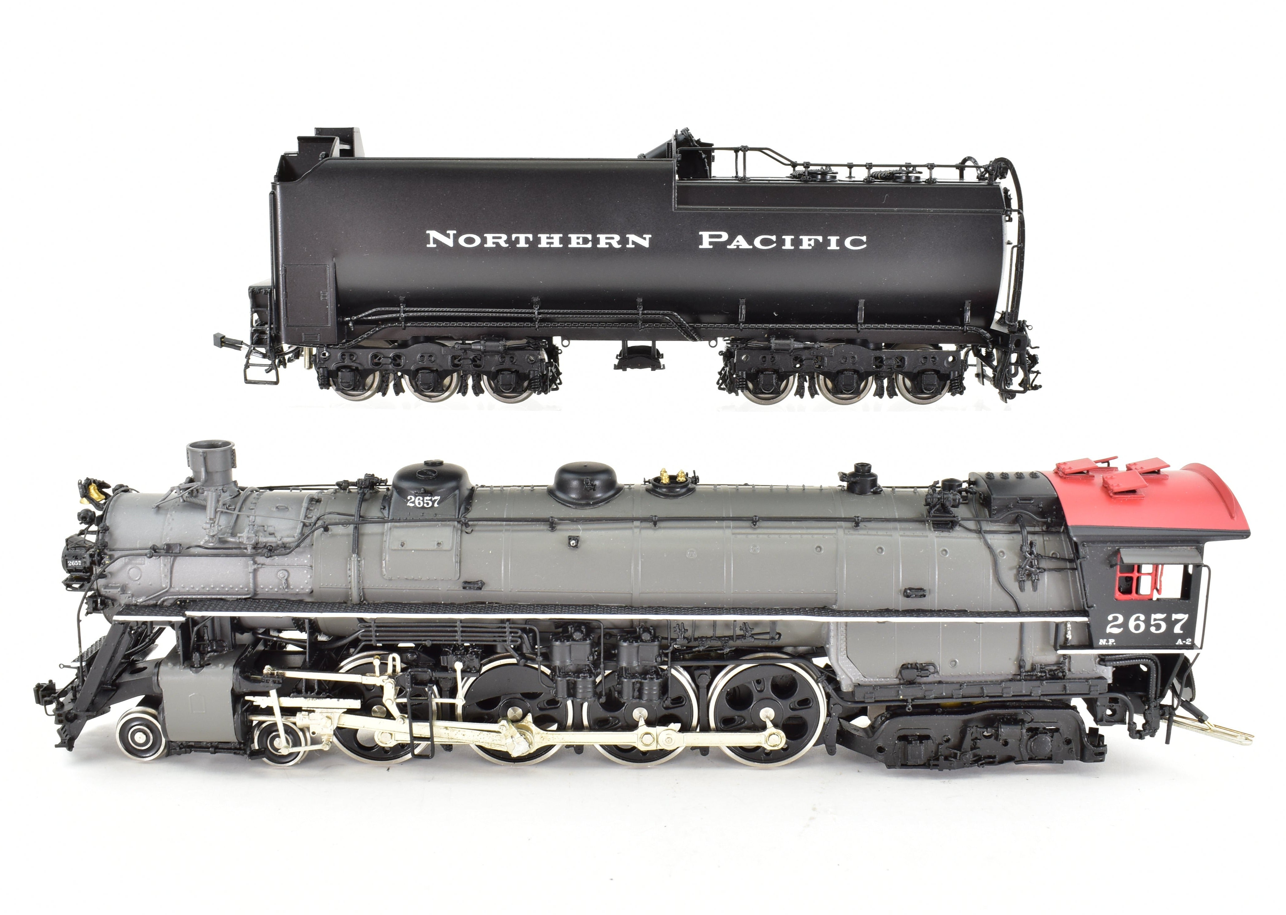 HO Scale Brass Model Train - W&R Enterprises NP Northern Pacific Class A-2 4-8-4 Limited Edition No. 3 with TCS DCC & Sound System