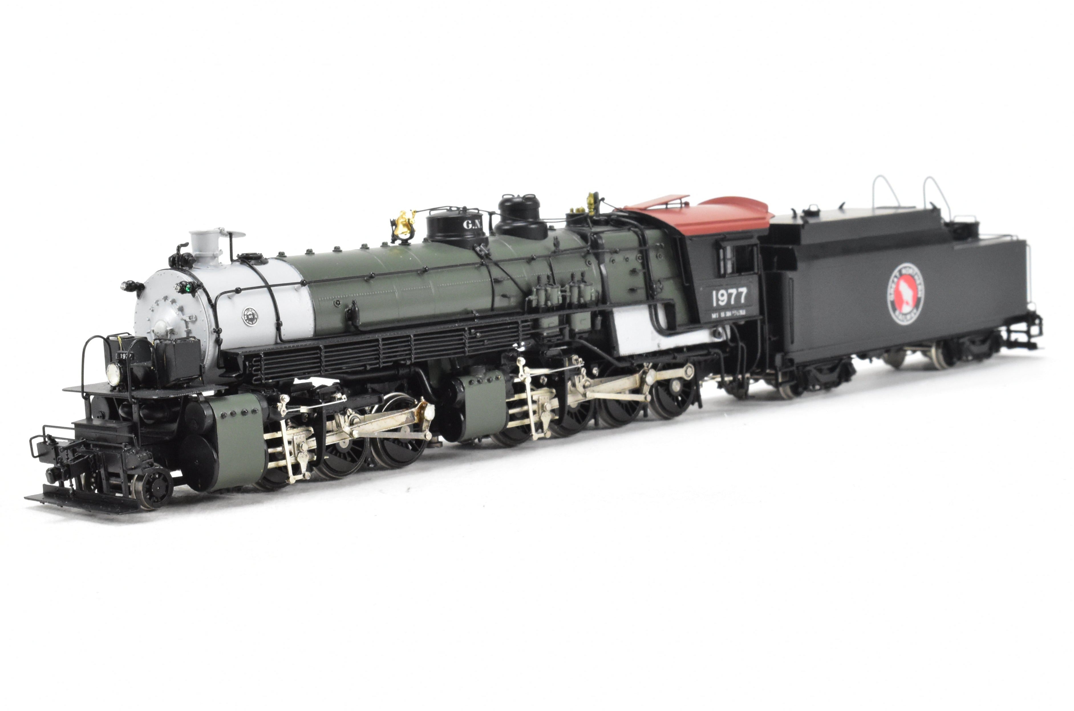 HO Scale Brass Challenger Imports Great Northern 2-6-8-0 Class M-2 FP No. 1977 Model