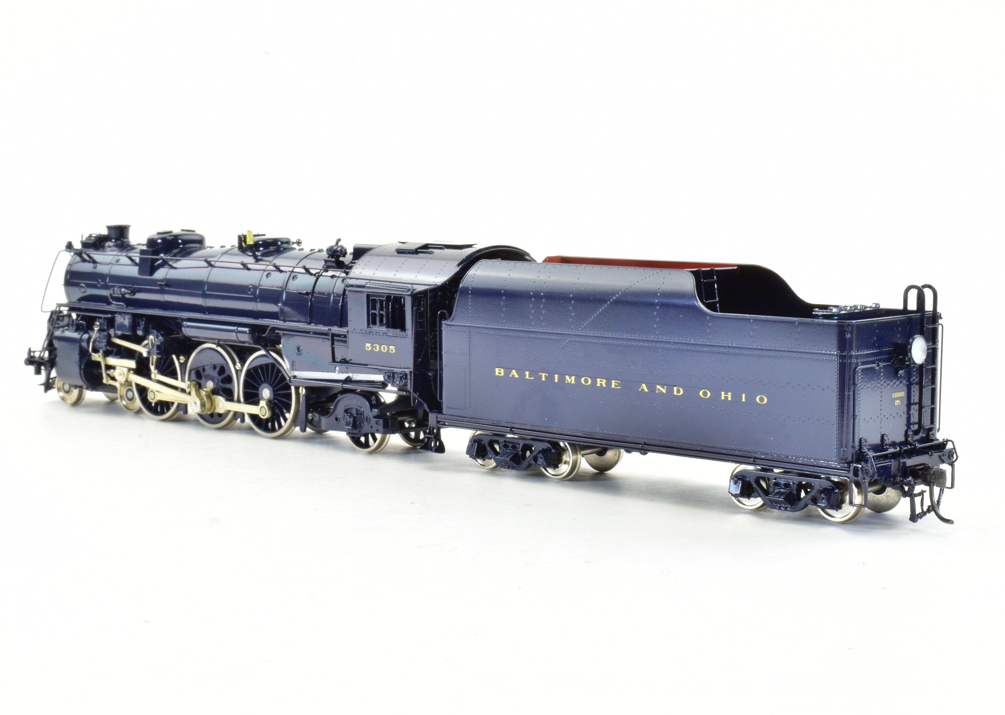 HO Scale Brass Key Imports B&O (Baltimore & Ohio) P-7C 4-6-2 Pacific Custom Series Steam Locomotive Model #47 FP