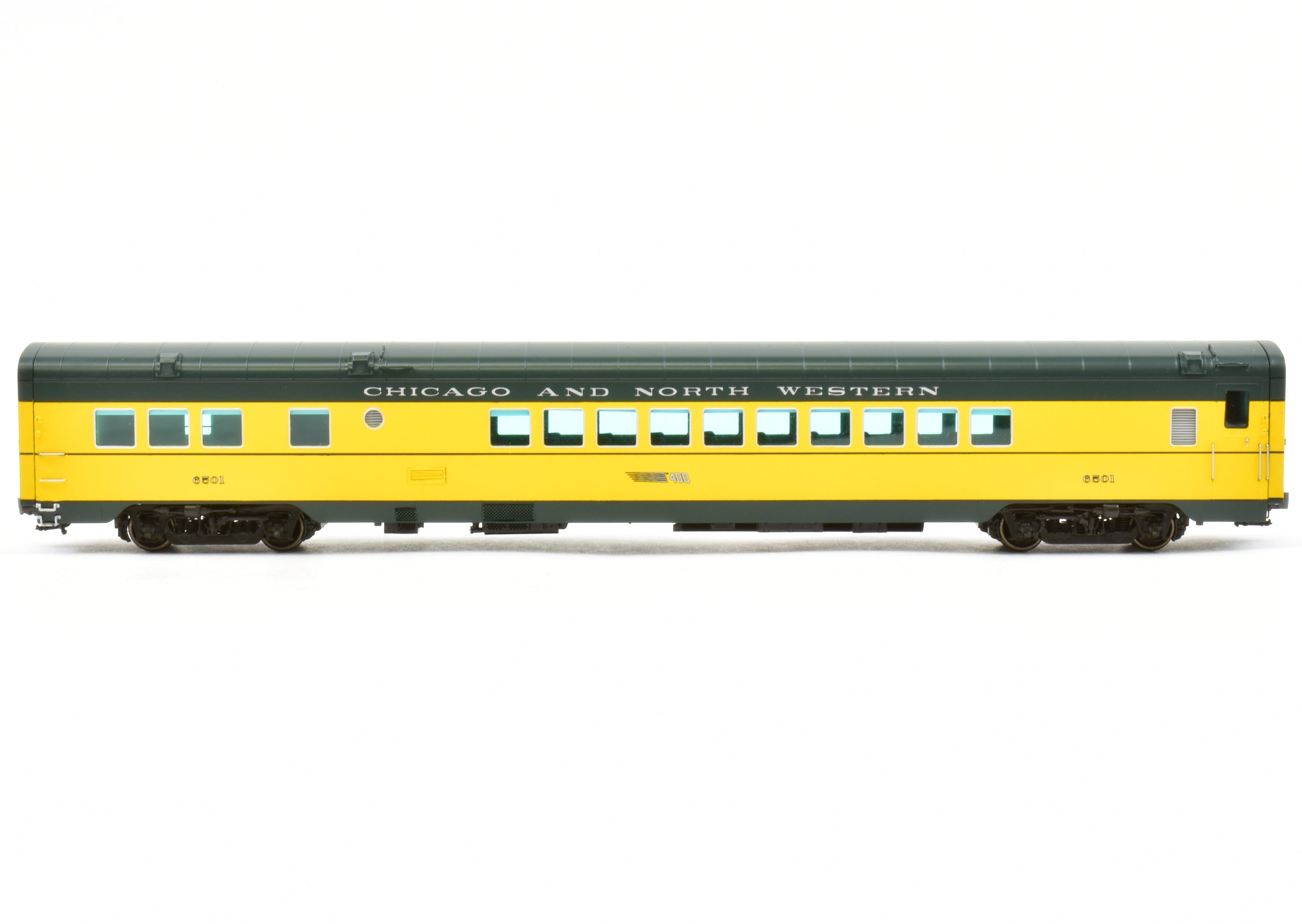 HO Scale Brass Railway Classics C&NW 400 22-Seat Parlor Car FP 6501