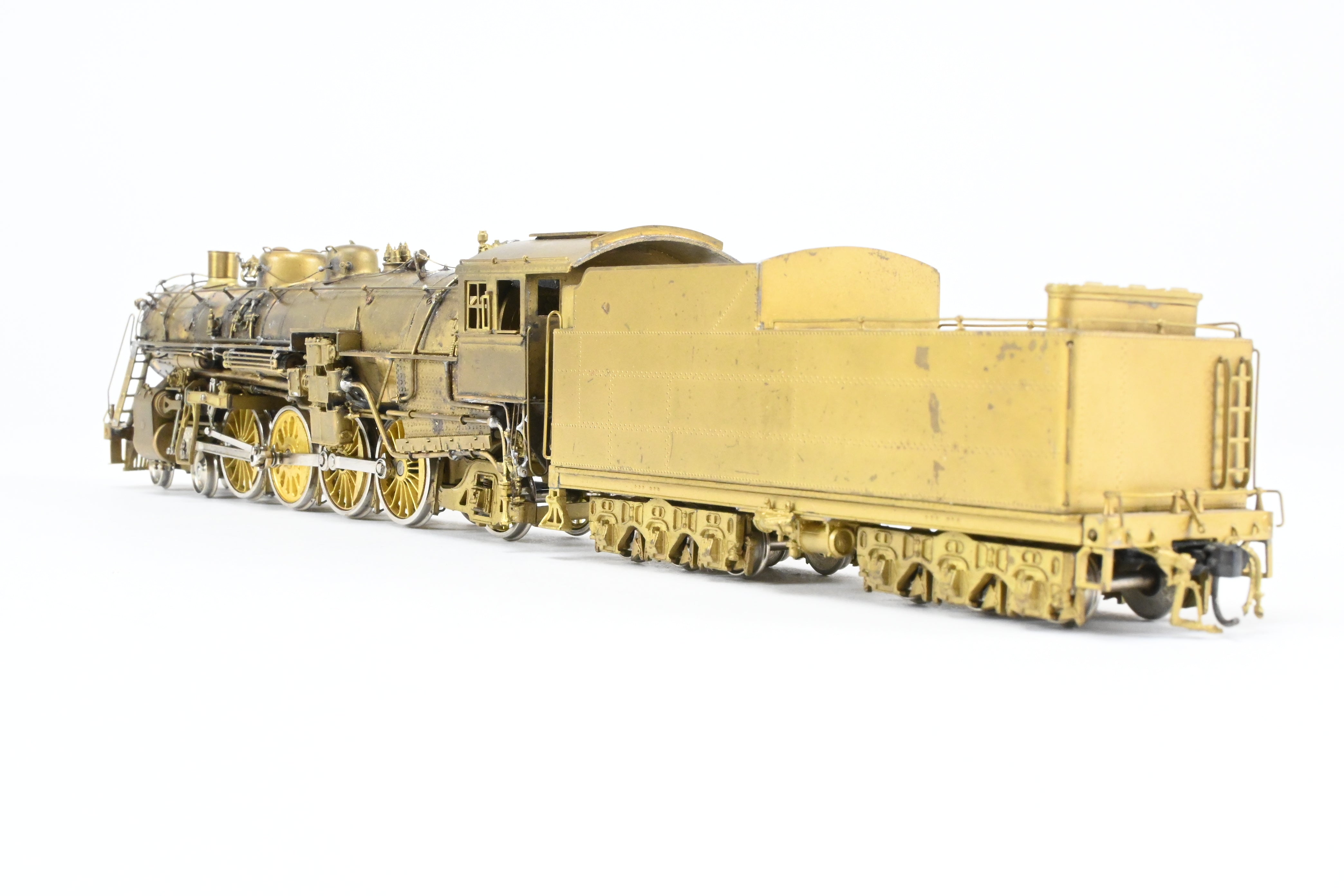 HO Scale Brass Model Train - Overland Models CB&Q - Burlington Route B-1A 4-8-2 Custom Modified by Joe G. Collias