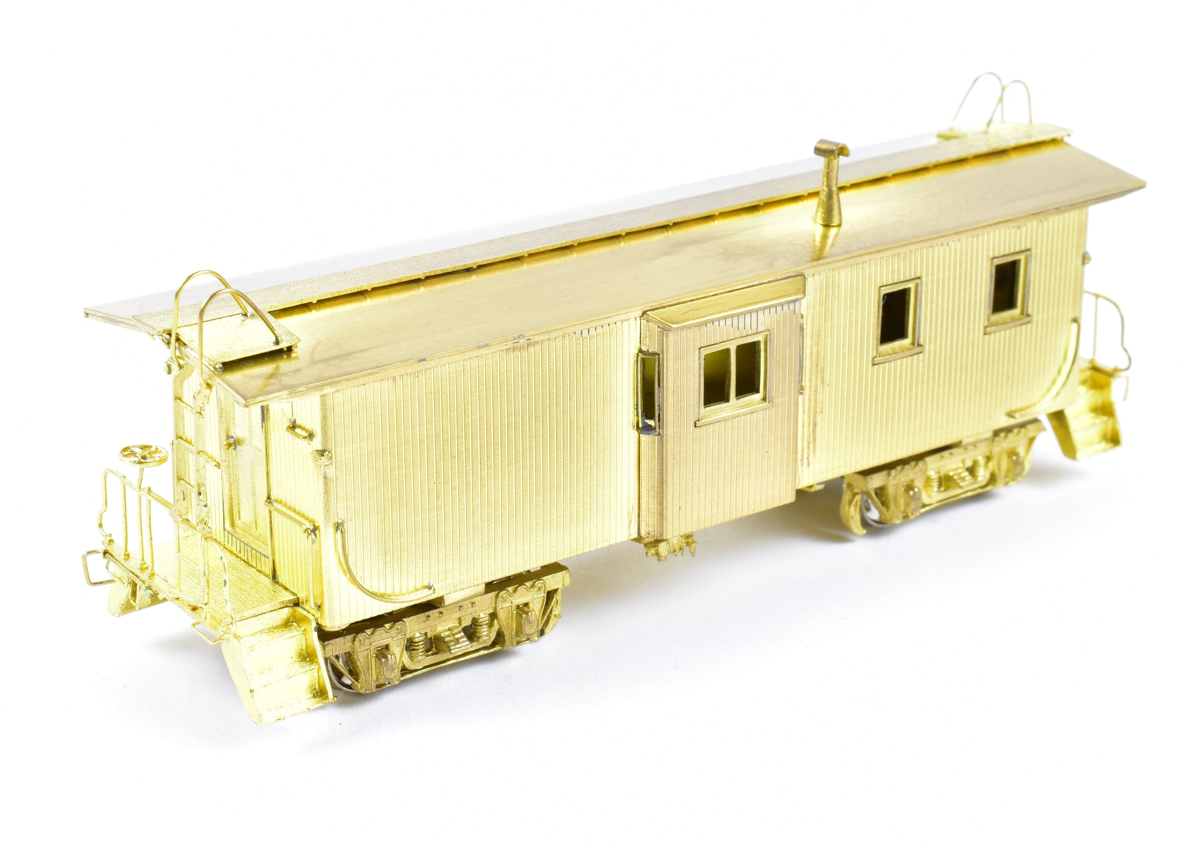 HO Brass OMI Overland Models CStP M&O Omaha Road C&NW Wood Bay - Window Caboose #6076