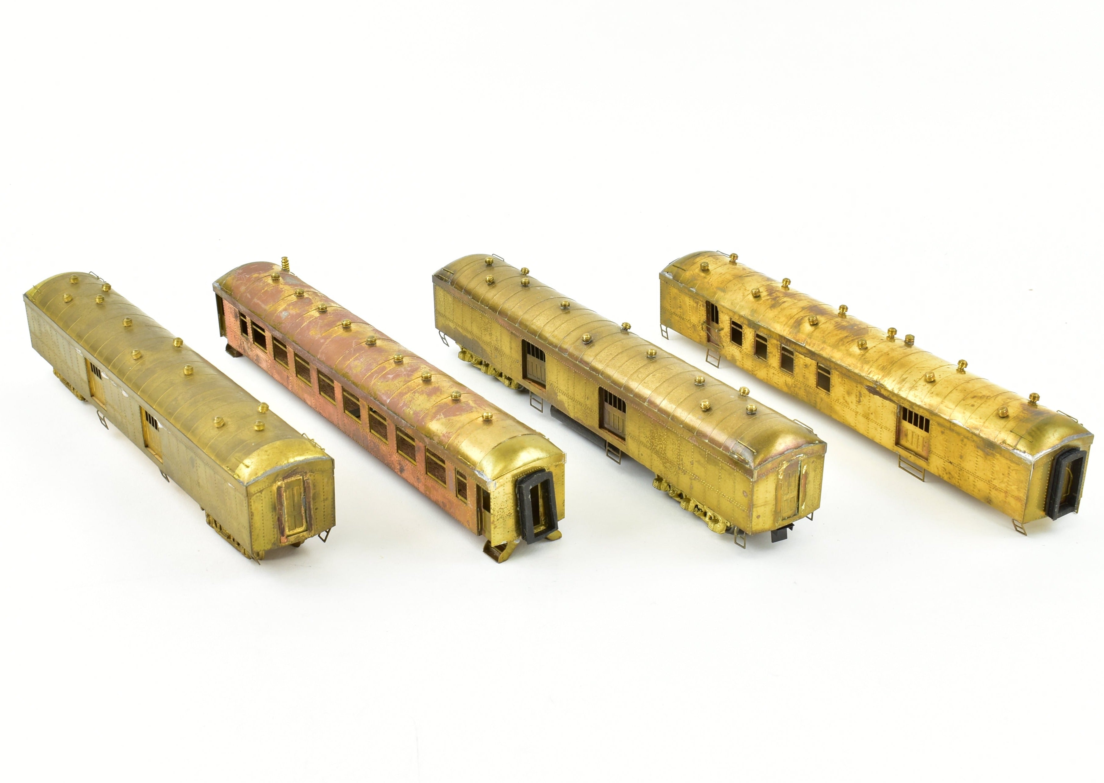 HO Scale Brass Model Train Ken Kidder SP - Southern Pacific/T&NO & Various Harriman 4-Car Set in As-Is Condition