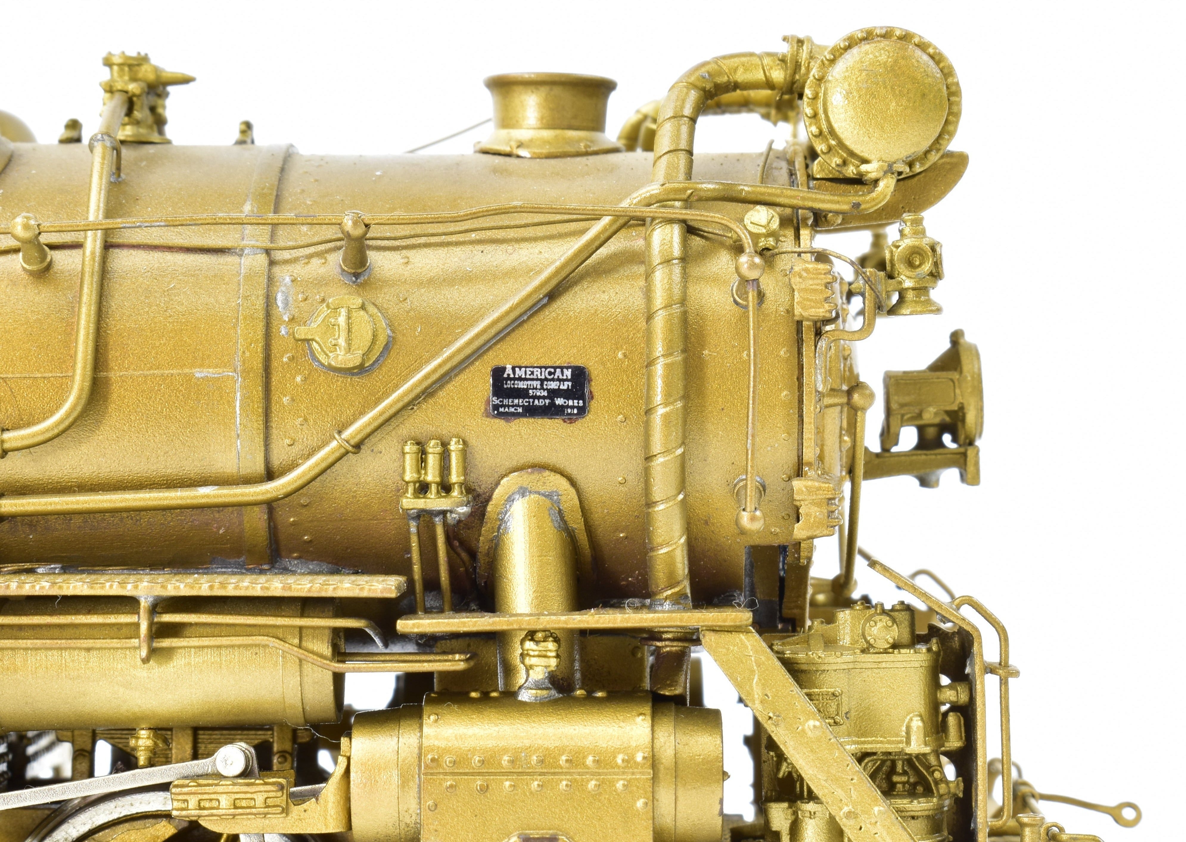 High - Quality HO Scale Custom Brass Model Train: New Haven Class L - 1 2 - 10 - 2 by NJ Custom Brass