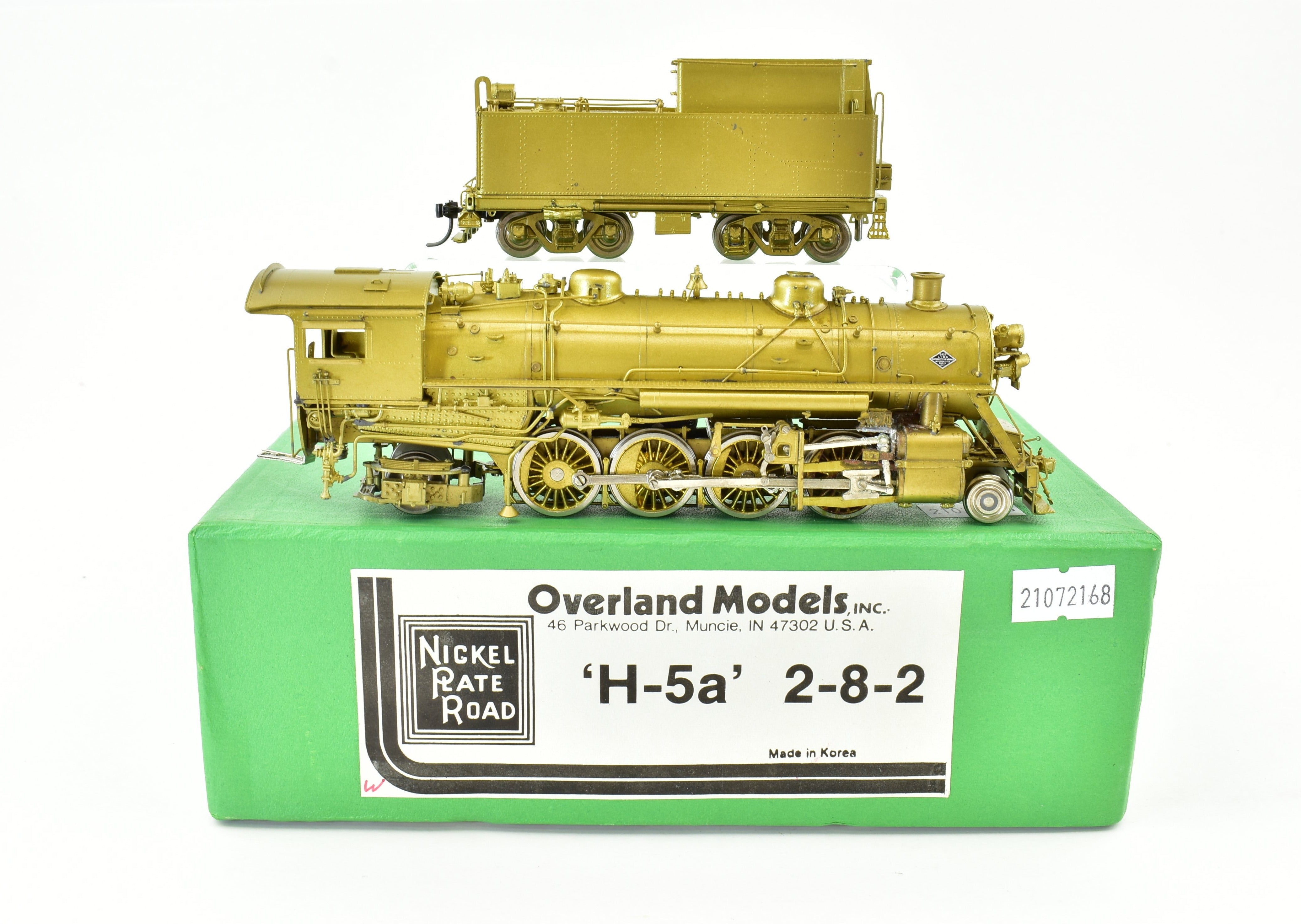 HO Brass OMI - Overland Models, Inc. NKP Nickel Plate Road H - 5a 2 - 8 - 2 Locomotive 1979 Run