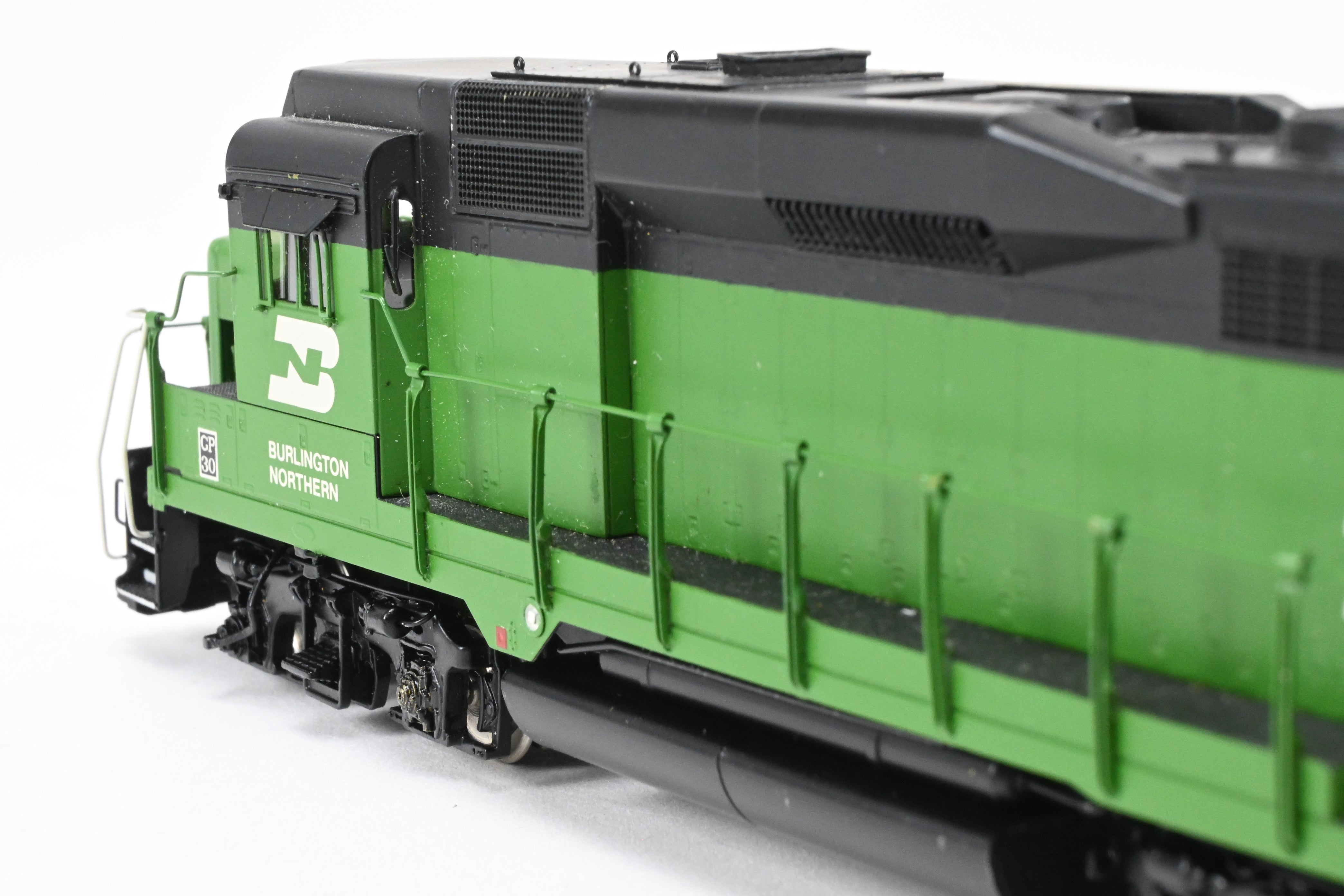 HO Scale Brass Cylinder - Challenger Imports Burlington Northern EMD GP30 Phase II Freight Model in Replacement Box