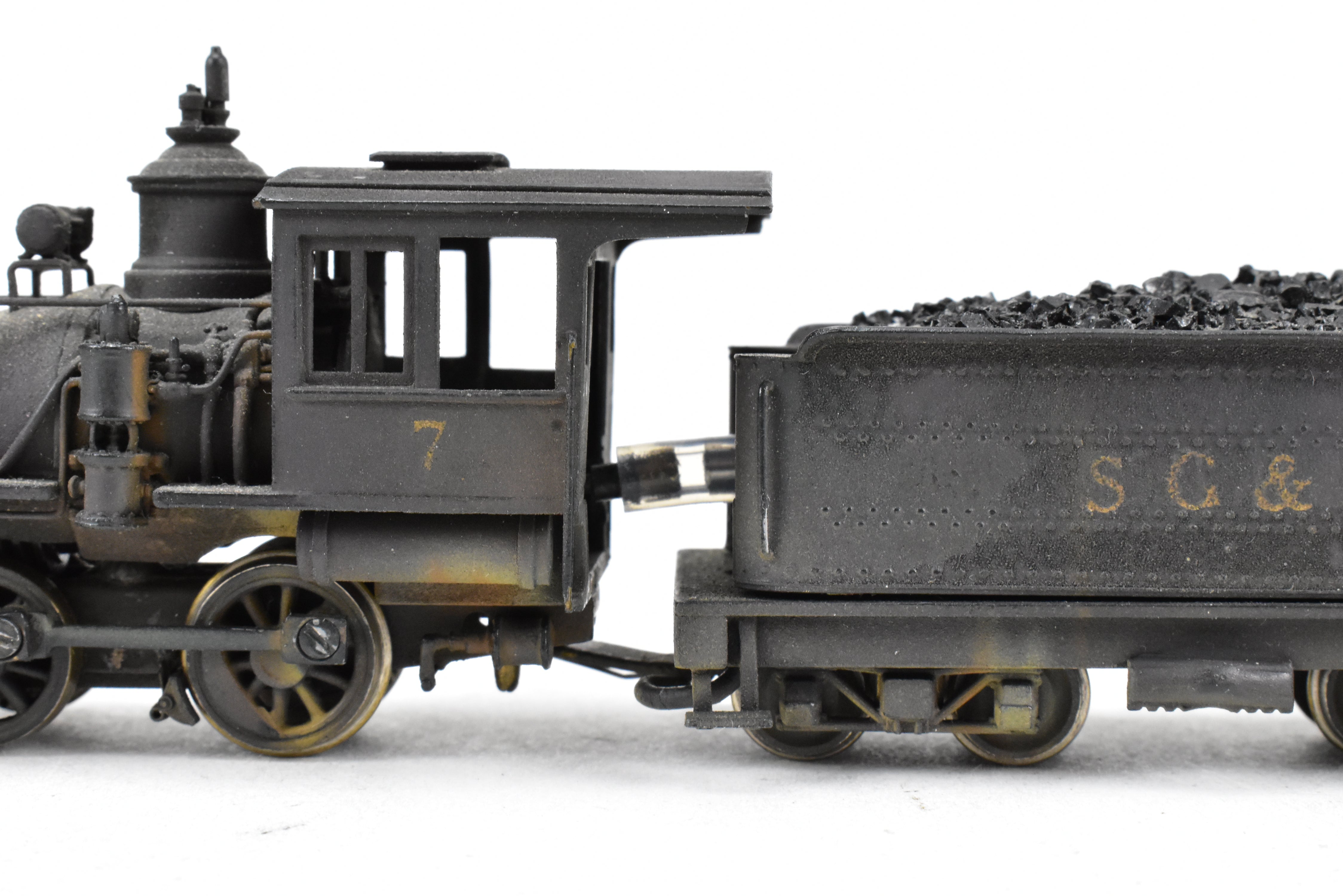 HOn3 Brass Porter Mogul 2-6-0 CP Model by Far East Distributors, Custom Modified