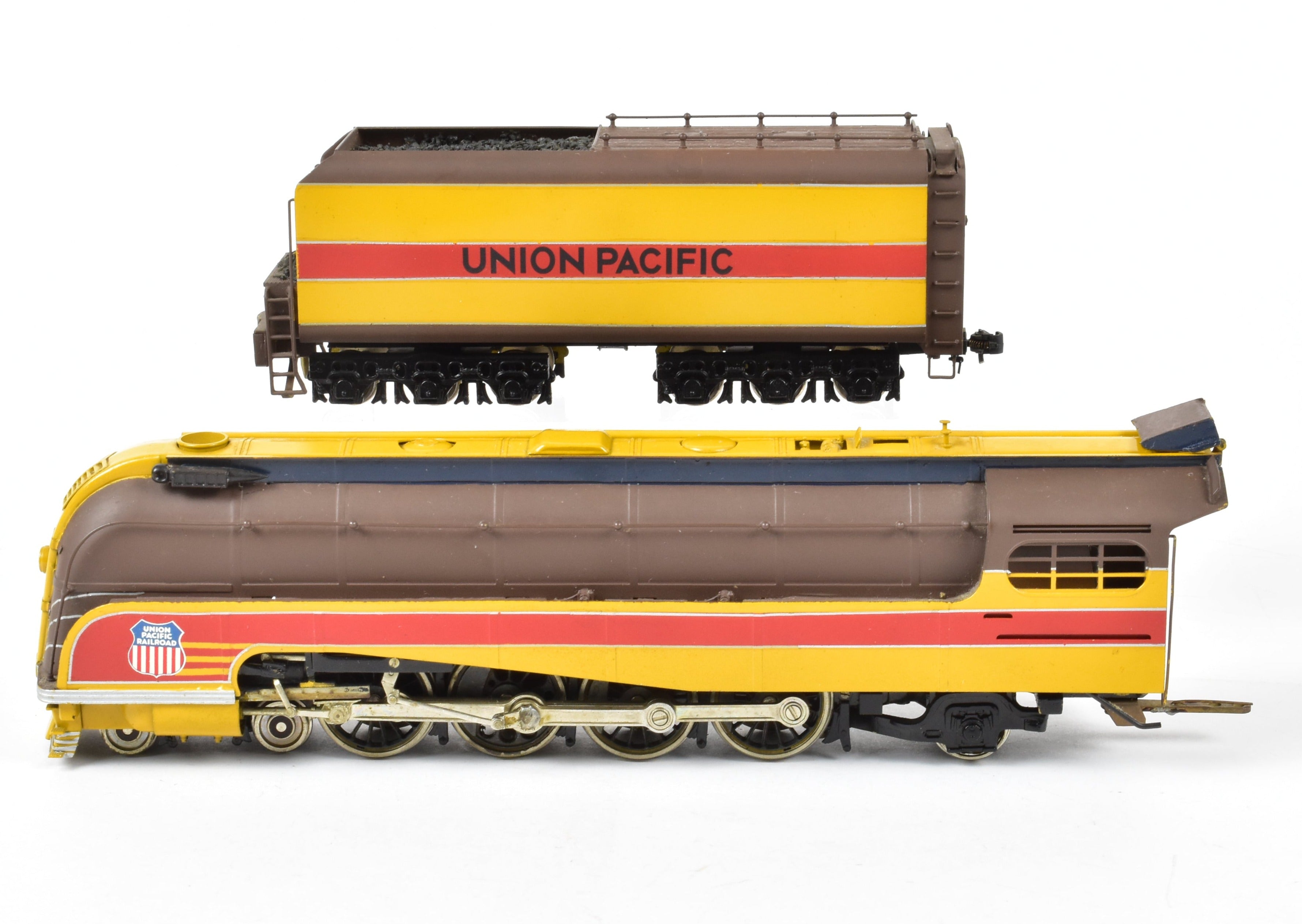 HO Scale Brass Balboa Union Pacific 4-8-2 Steam Locomotive Model #7002 Forty - Niner Master Series with Custom Paint Job