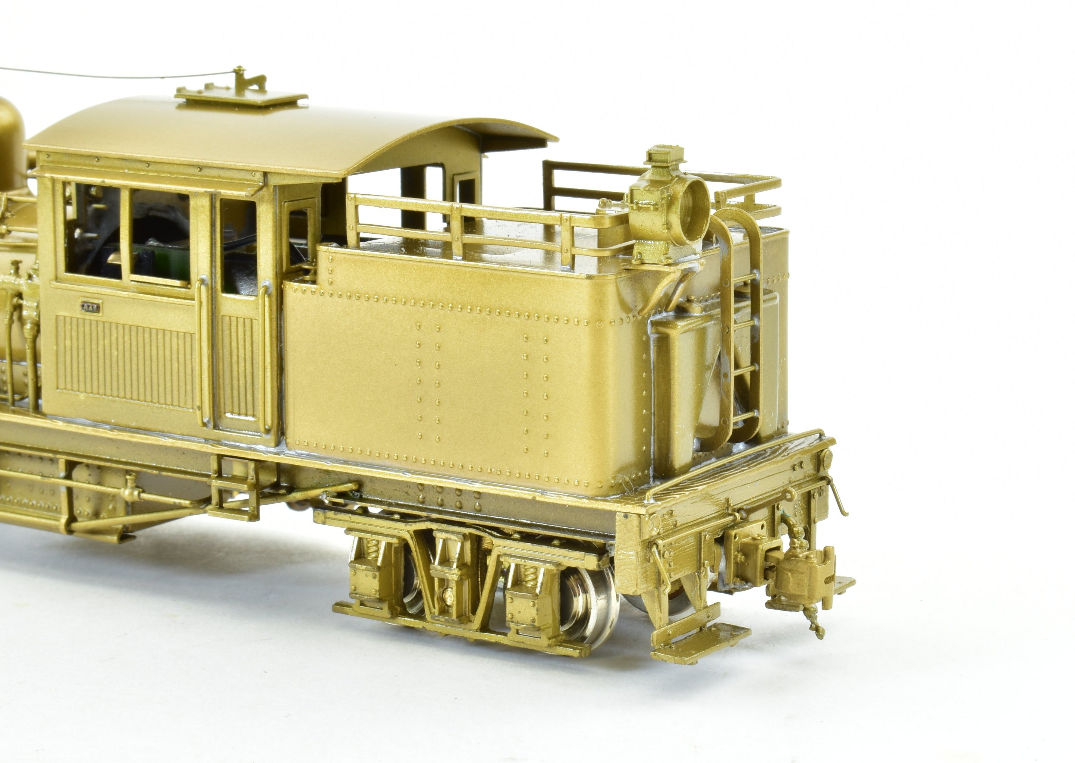 HO Scale Brass PFM - United 2-Truck Shay Geared Locomotive Model for Michigan II's Diverse Logging Roads