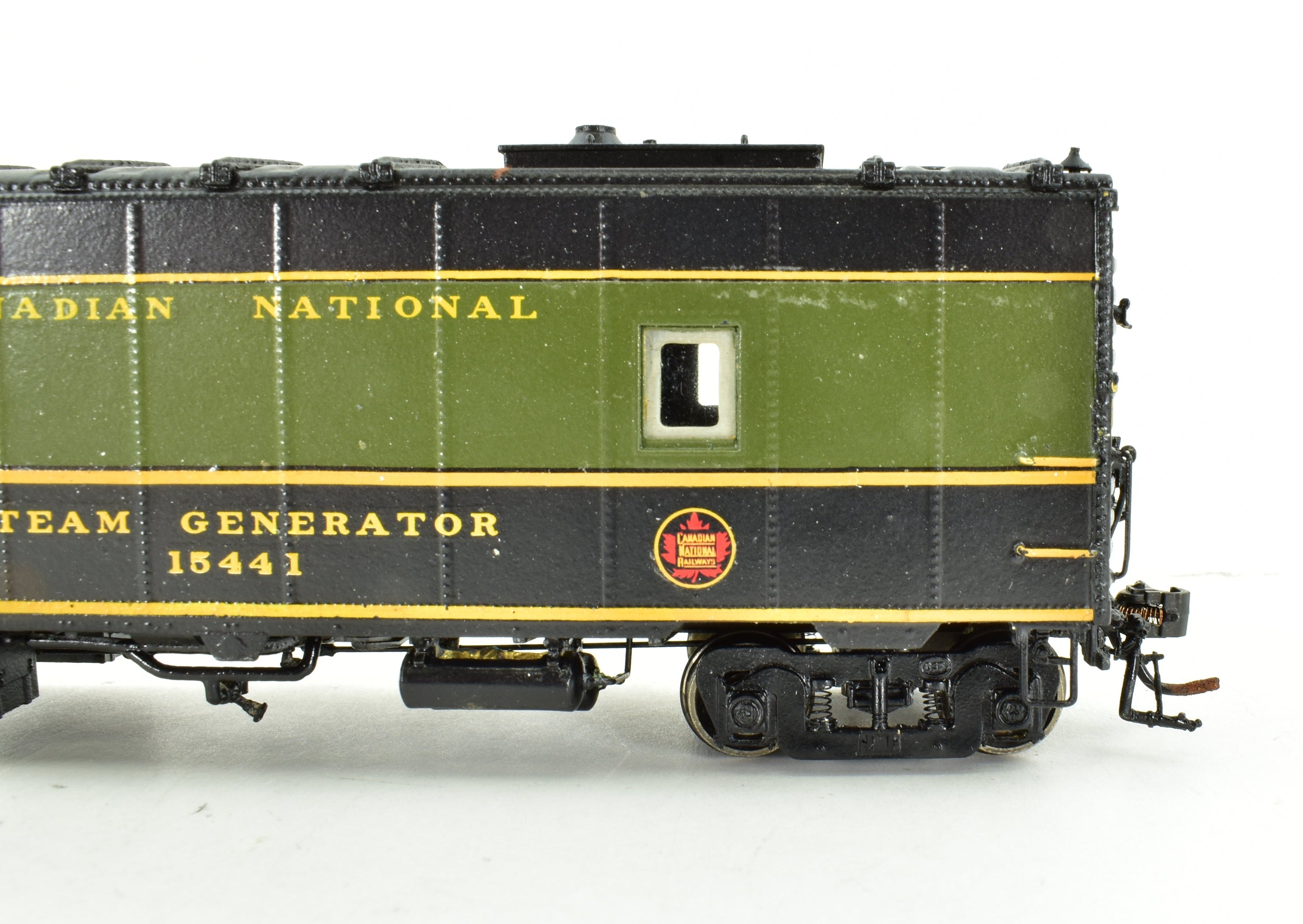 HO Scale Brass OMI - Overland Models, Inc. Custom - Painted Steam Heater Car for Canadian National Railway (CNR)