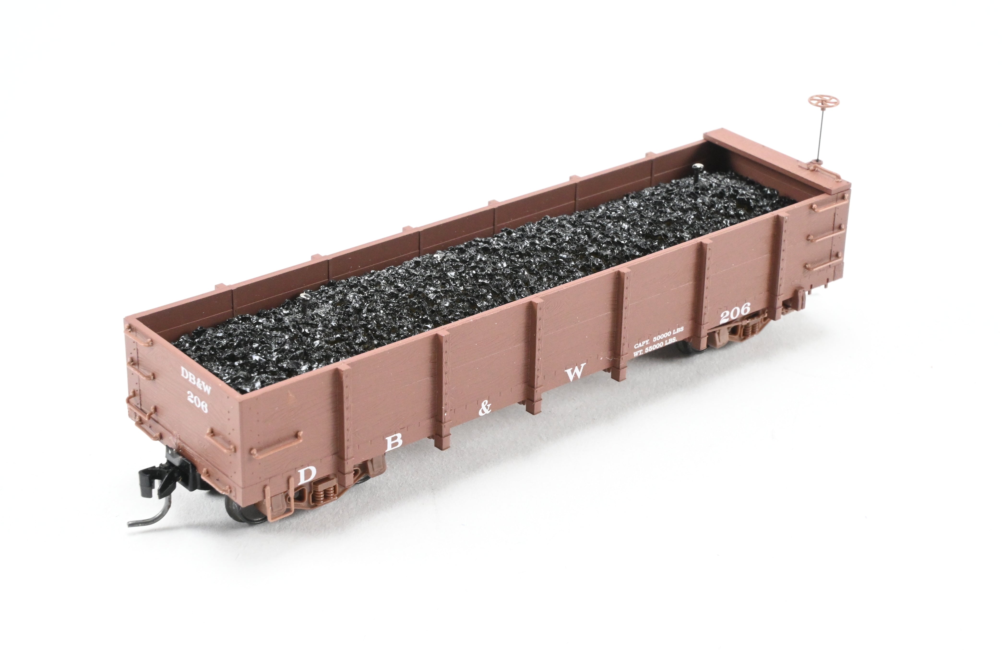 HOn3 Scale Micro-Trains Denver Boulder & Western (DB&W) 30-Foot Gondola Model with One Step Missing