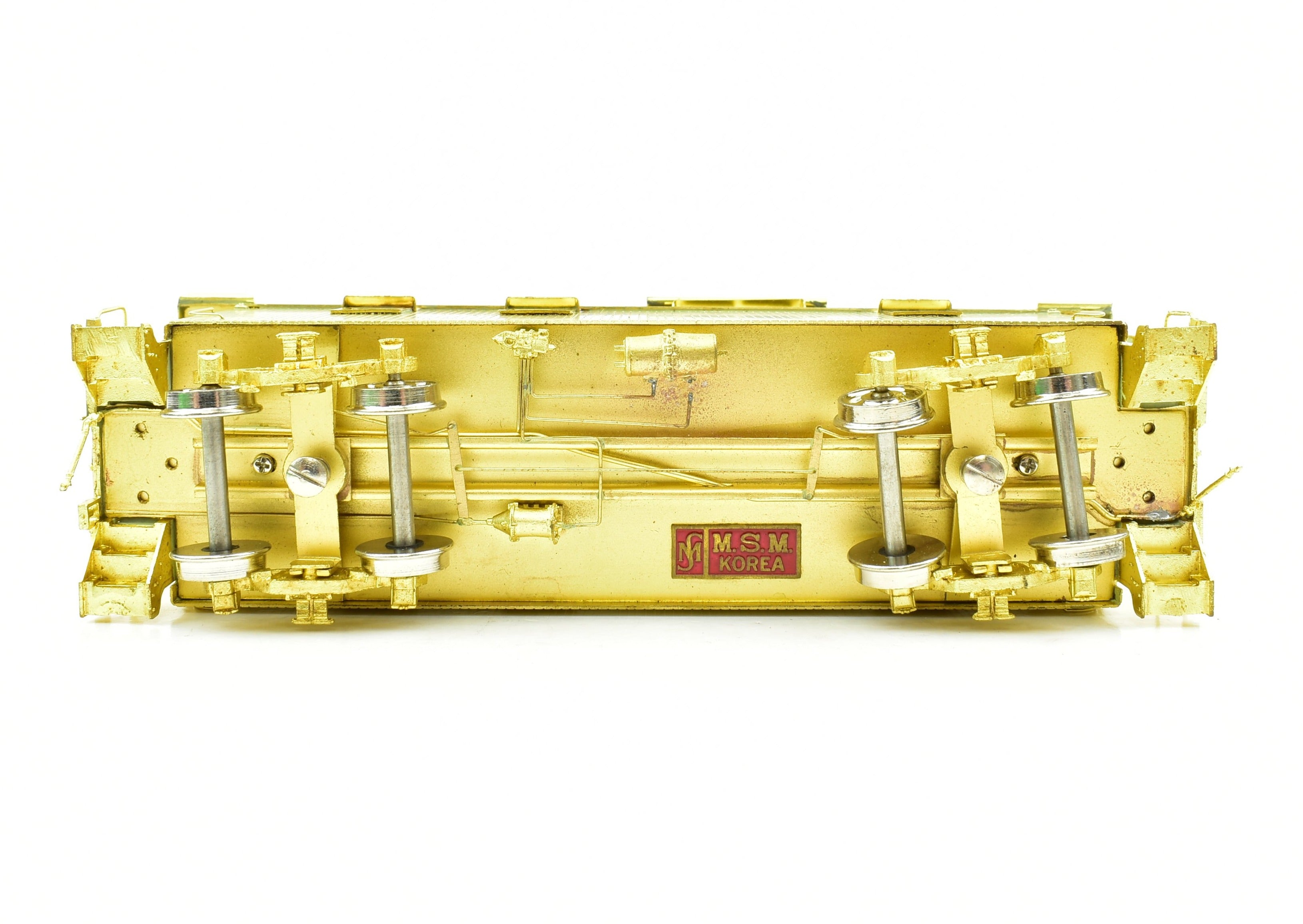 HO Scale Brass Railroad Caboose Model - OMI (Overland Models, Inc.) SAL (Seaboard Air Line) Wood Sheath Design