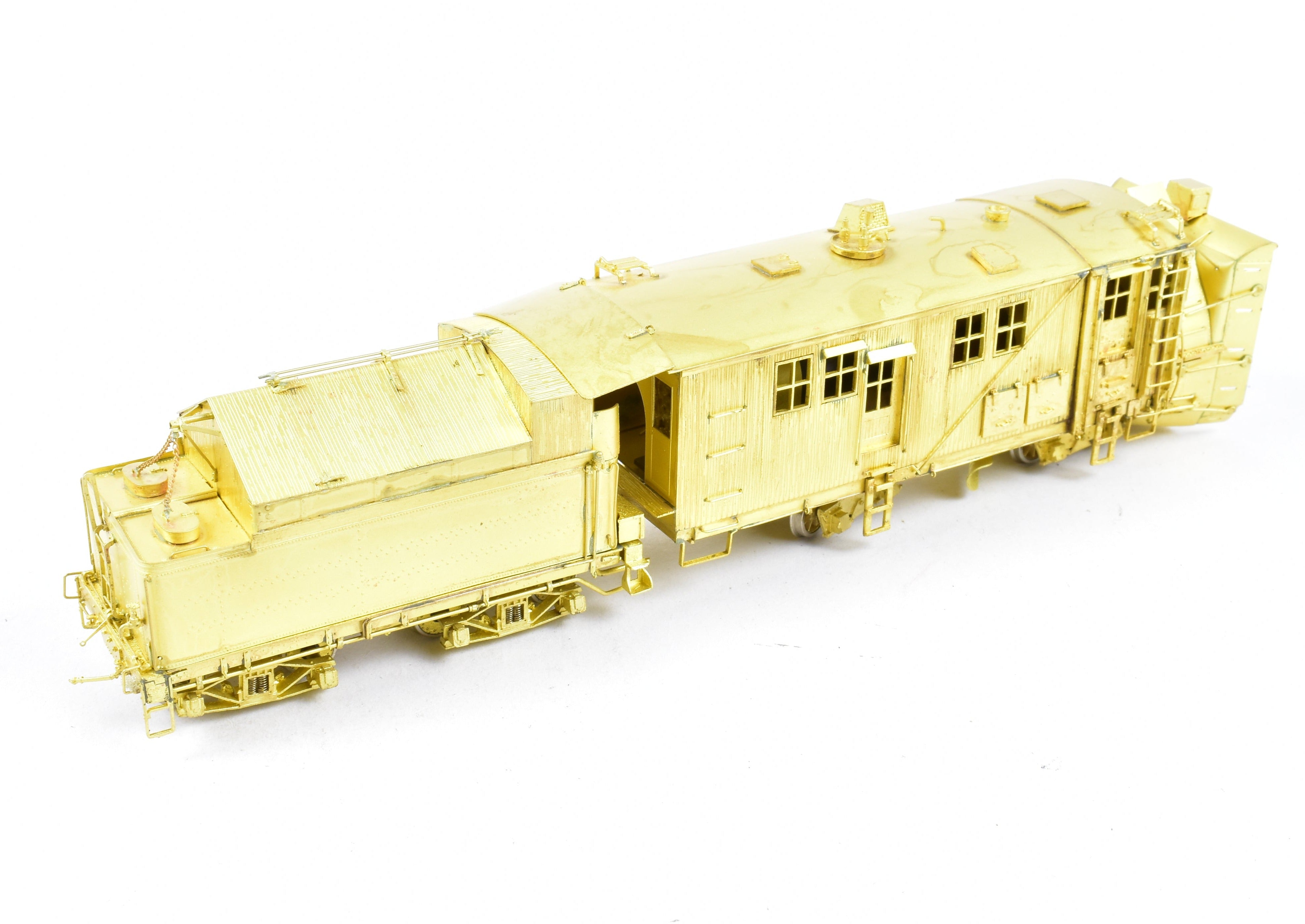1991 HOn3 Brass D&RGW 'O-Y' Rotary Snowplow by OMI with Tender