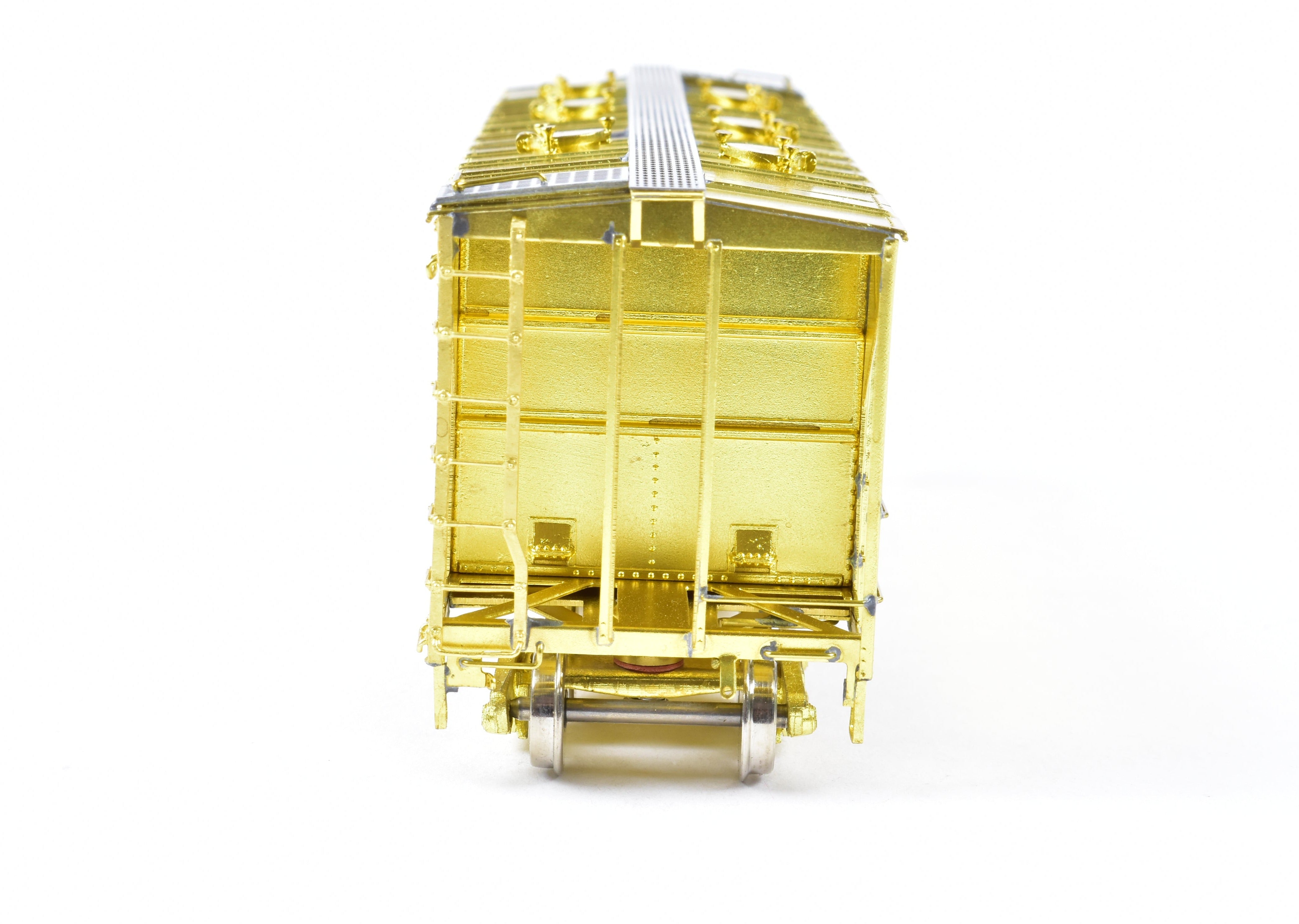 1965 HO Brass Airslide Covered Hopper by OMI w/ Tri - Angular Gussets