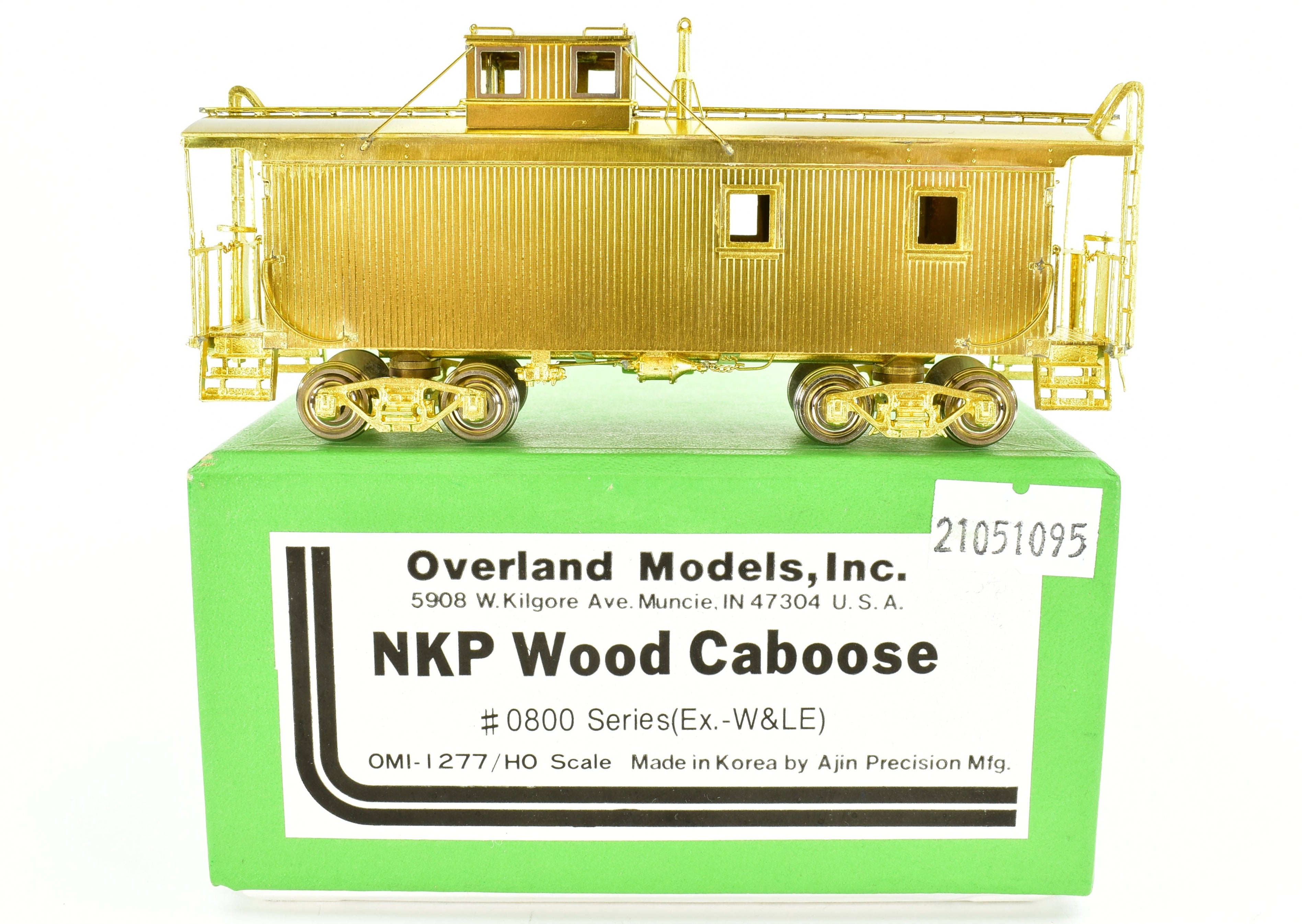 HO Brass OMI NKP Nickel Plate Road No. 0800 Wood Caboose by Overland Models