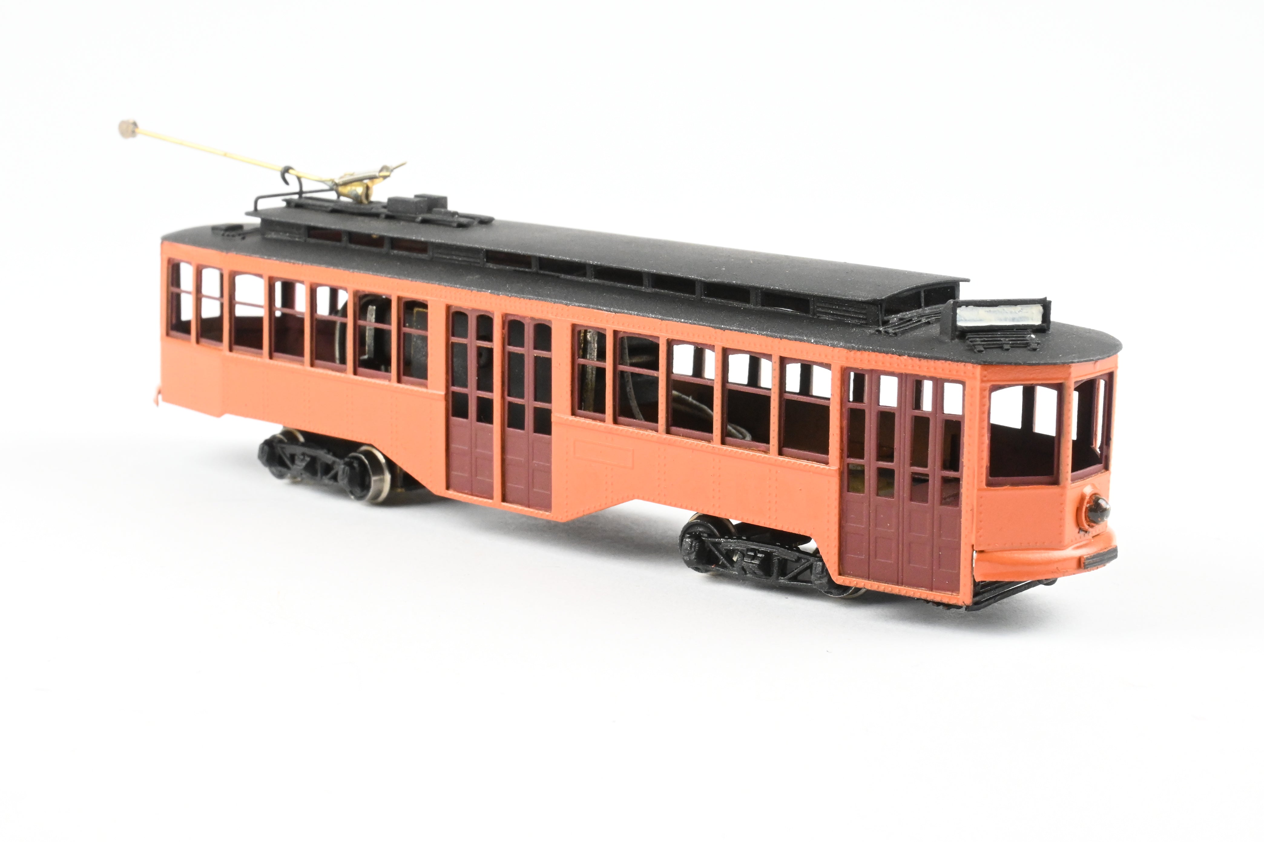 HO Scale Brass Fairfield Models Pittsburgh Railway Co. Single End Version Jones Trolley Car Collectible Model