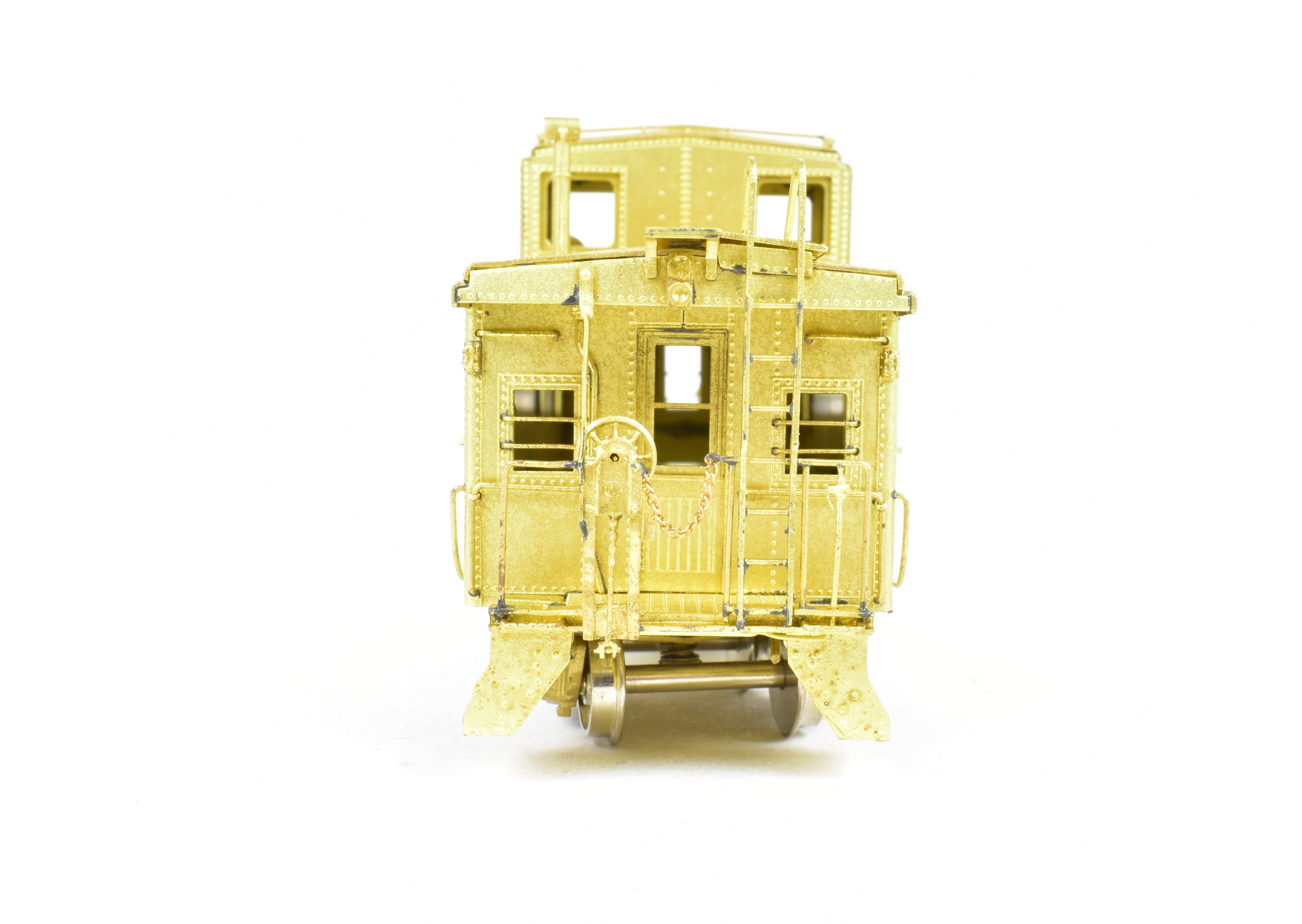 HO Scale Brass OMI - Overland Models, Inc. Union Pacific (UP) CA - 4 Caboose with High - Speed Trucks Model Train